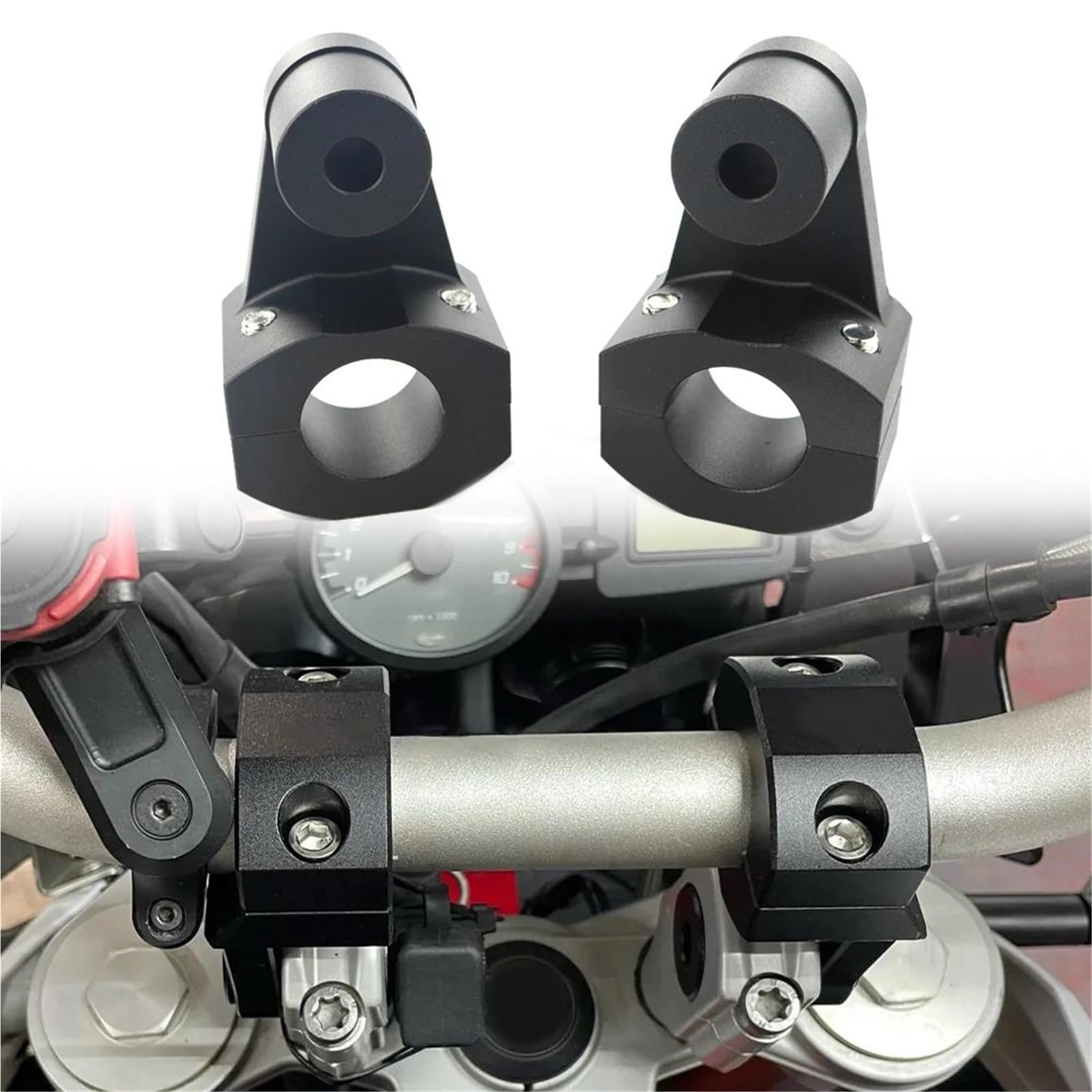 Rehausseur guidon 28mm Aprilia Tuono 660 contre mal de dos