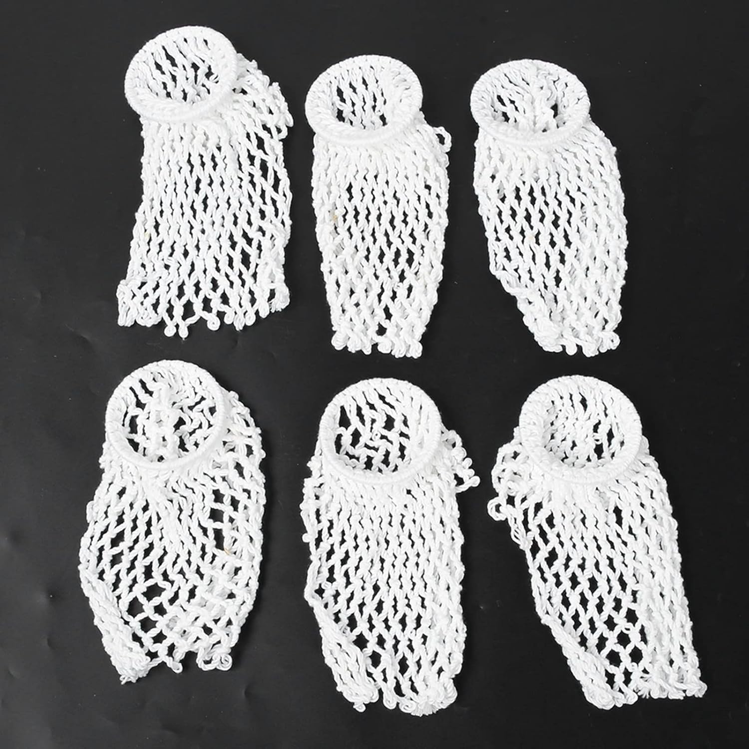 Pool Table Rail, Pack of 6 Pool Table Pocket Rails Slide Rail with Mesh Pockets Snooker Pool Table Accessories