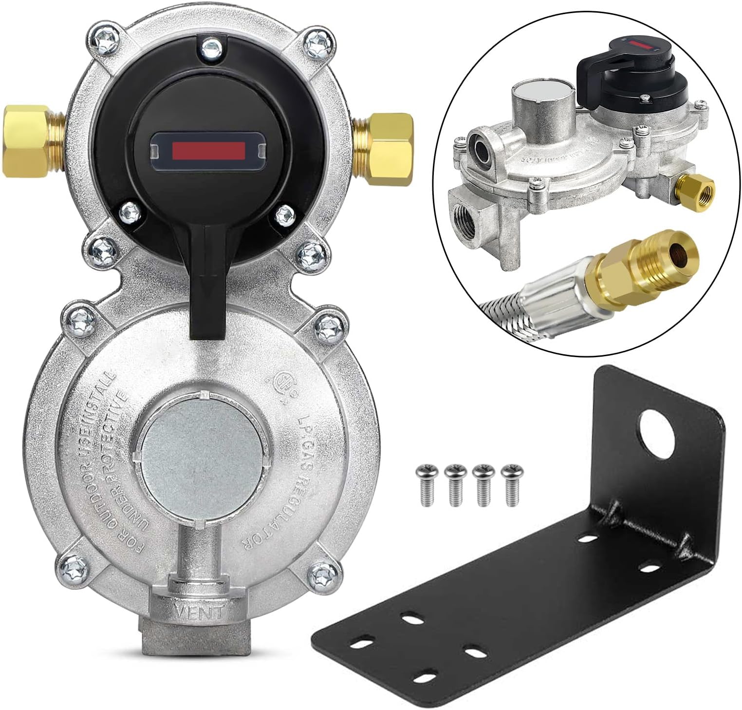 MEFUN RV Propane 2Stage Auto Changeover LP Propane Gas