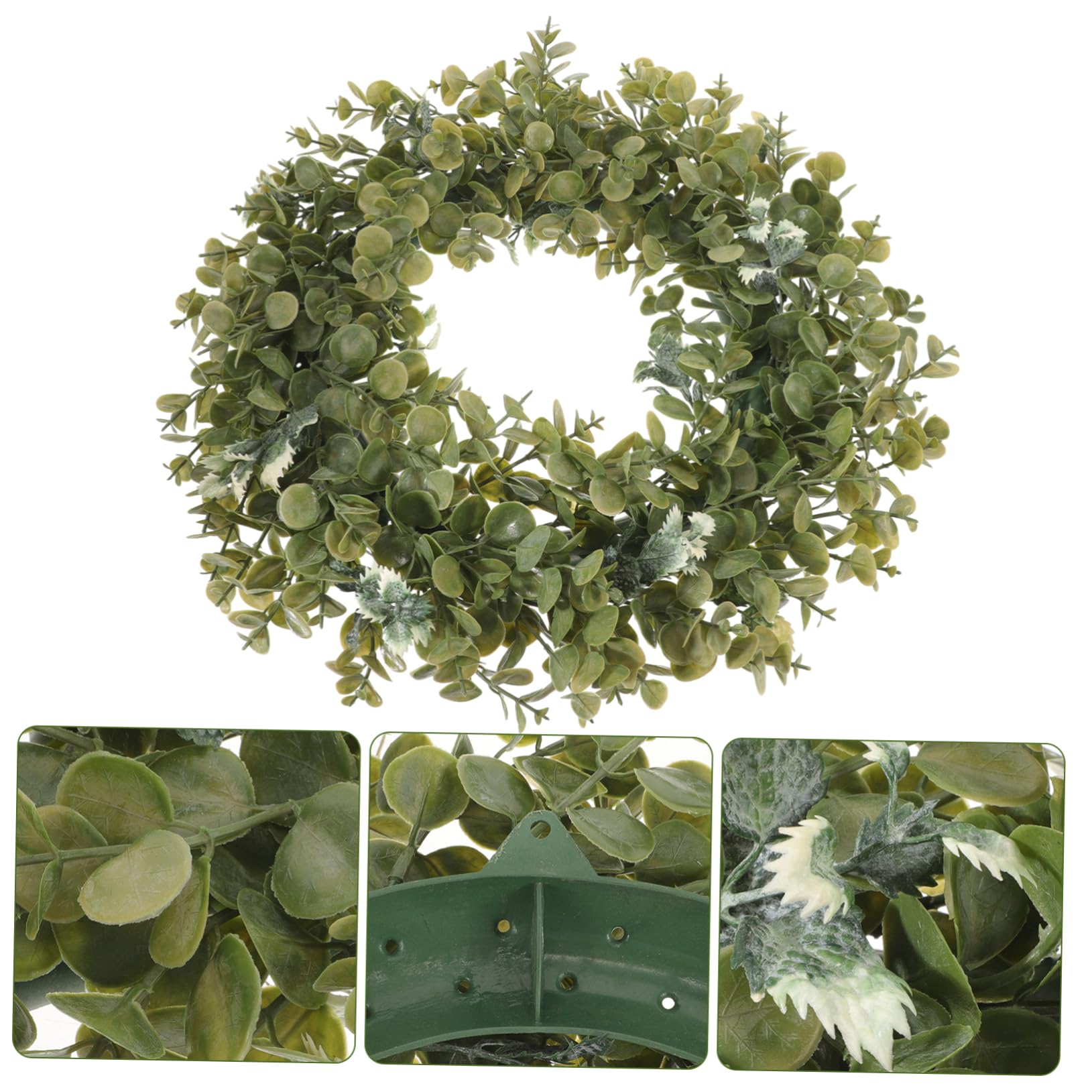 1stück Emulierte Eukalyptus Wreath Für Hochzeiten Und Dekoration Grün Künstliche Pflanze Für Innen Und Außendekoration Für Festlichkeiten Und Events
