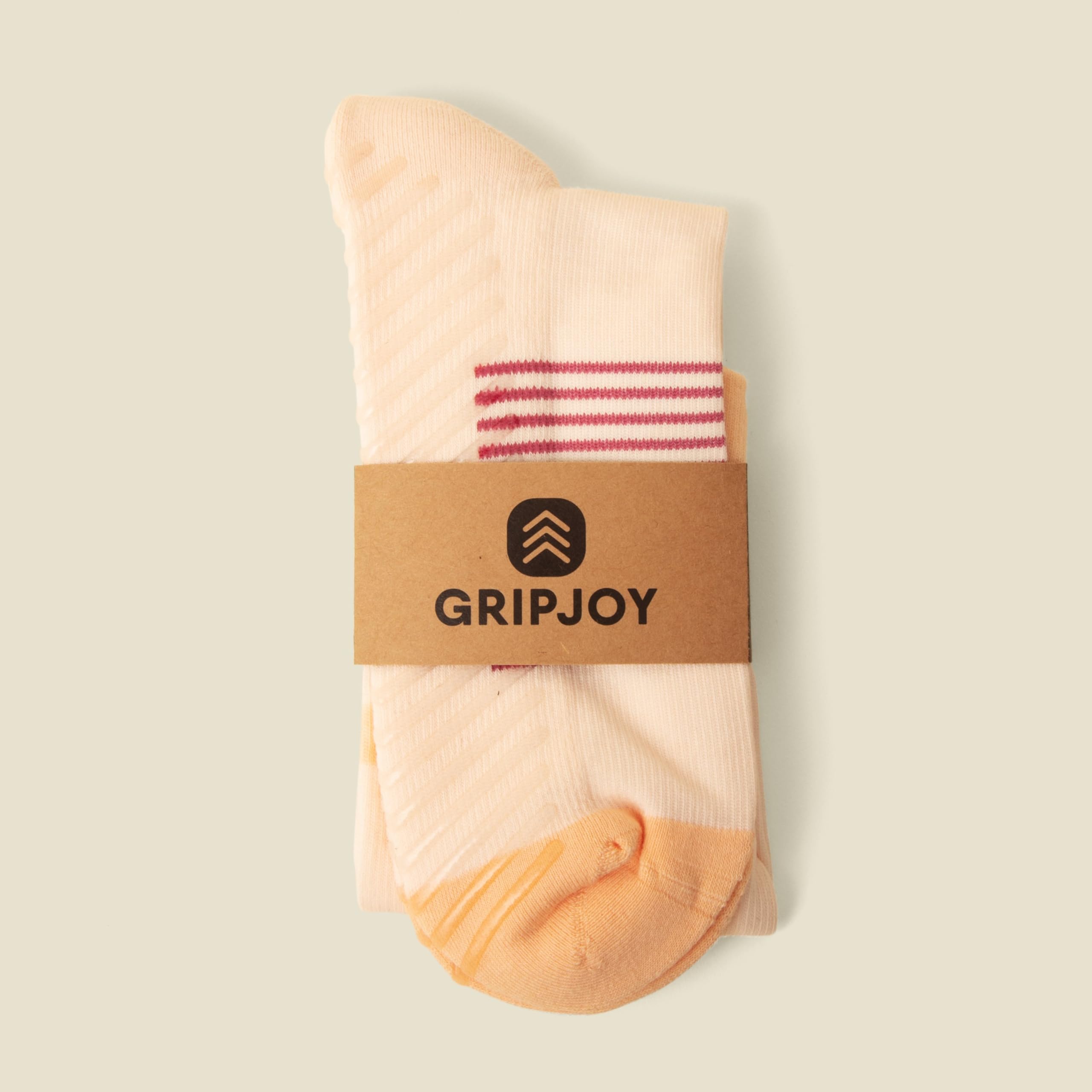 Gripjoy Calcetines de compresión con agarres para mujeres y hombres, 15-20 mmHg, calcetines antideslizantes hasta la rodilla