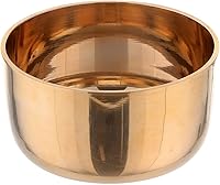 Vista 2 de Seguidor de velas en latón dorado brillante diámetro 4,5/2.0 in