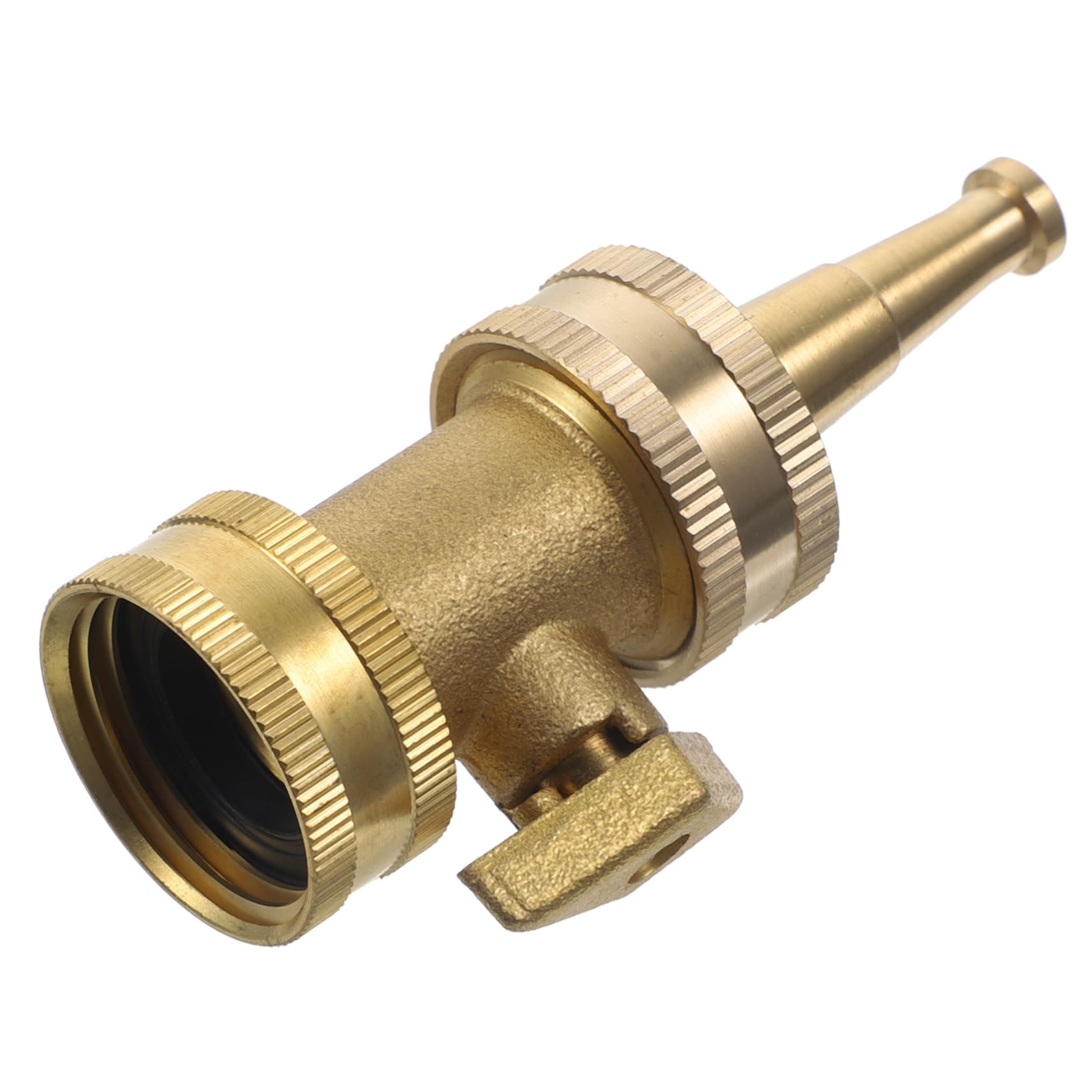 Milisten 3 Ensembles système buse de pulvérisation de tuyau buse de tuyau d'eau soupape arrosage tuyau d' arrosage extensible accessoires de jardinage vannes de tuyau laiton Golden