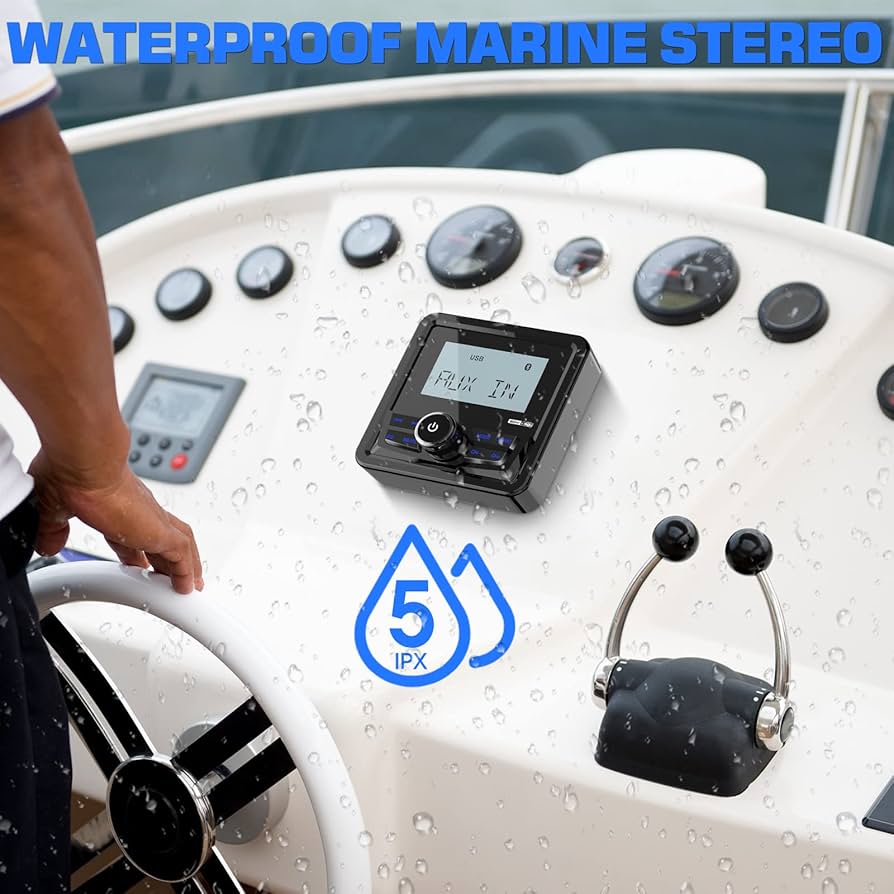 Amazon.com: Waterproof Marine Digital Media Receiver - Bluetooth