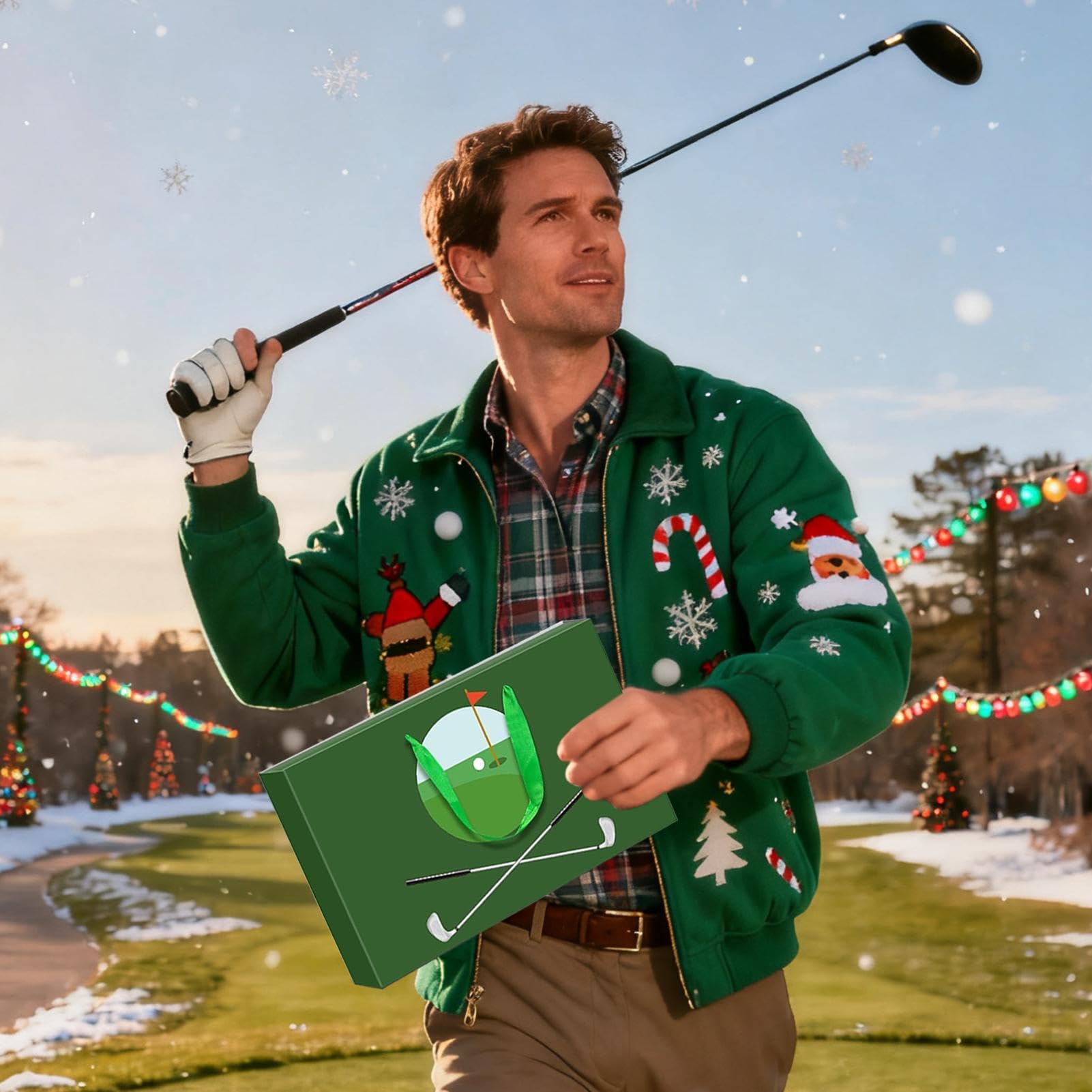 Calendario Countdown Di Natale 24 Giorni Di Accessori Golf Con Palline E