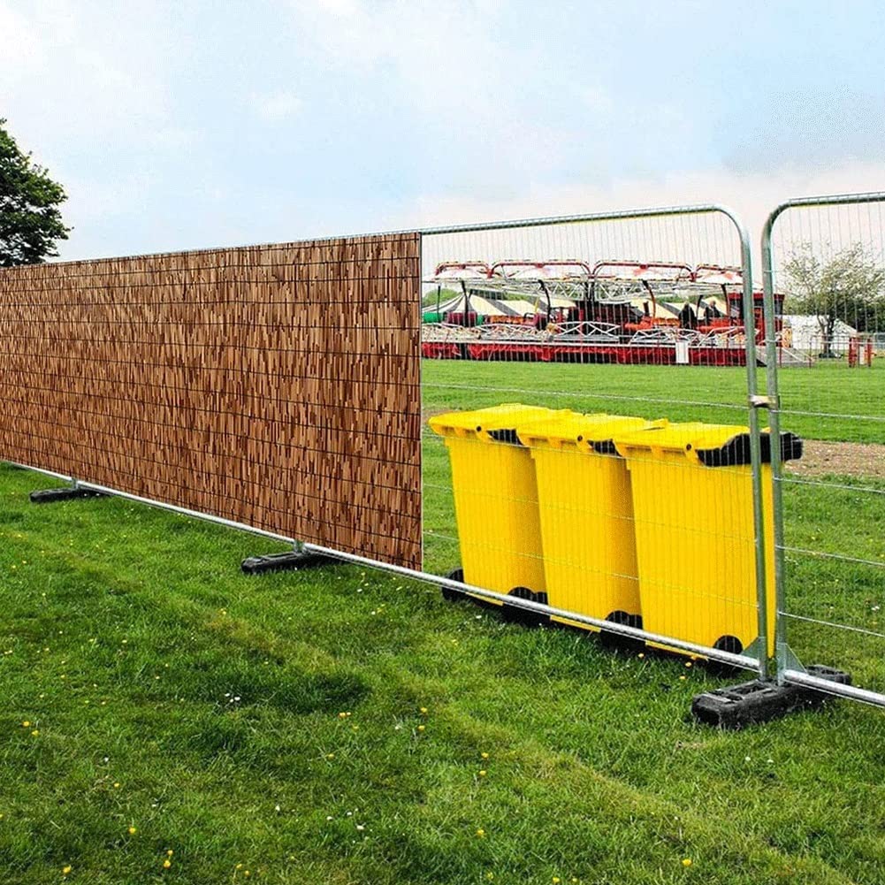 Bambus-Sichtschutzzaun-Rolle, 1,2 m x 7 m, natürliche Gartendekoration für Terrasse, Hotel, Restaurant, hochwertiger Bambuszaun für mehr Privatsphäre und Dekoration.