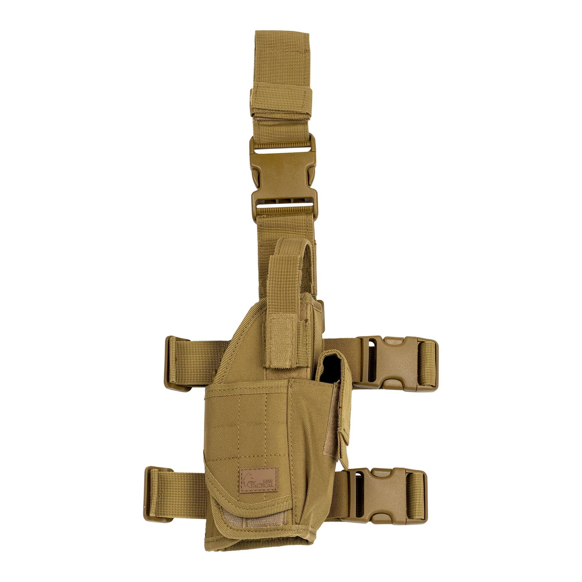 WOLF TACTICAL Drop Leg Holster for 9mm Thigh Holster for Men Leg Holster for Pistols Drop Holster Leg Strap Airsoft Holster