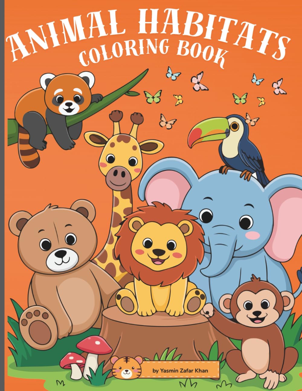 Animal Habitats Coloring Book