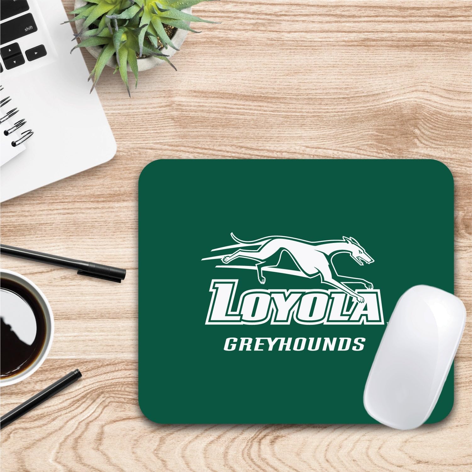 Mouse Pad, Fabric, Loyola University Maryland Standard/Classic Green
