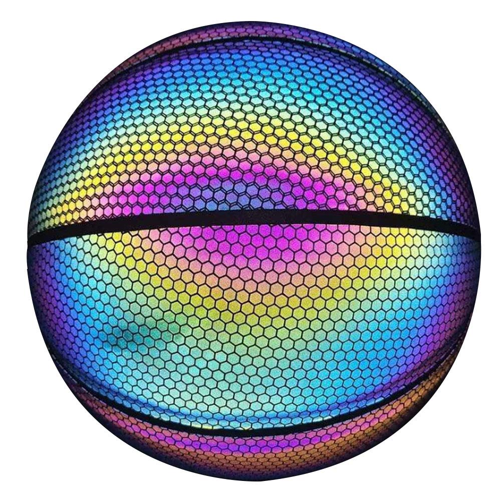 Basketball en cuir microfibre réfléchissant à haute performance technique