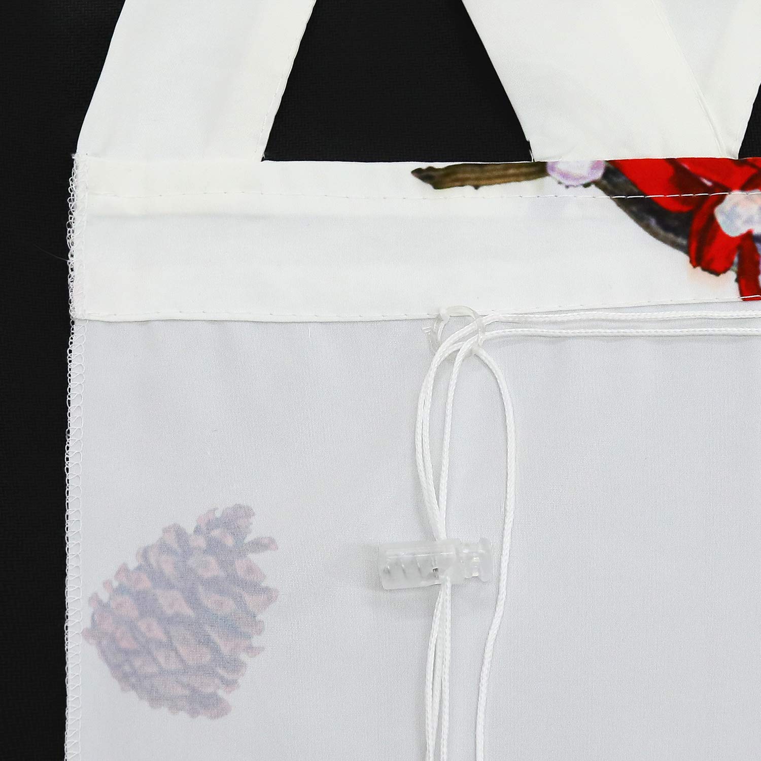 ESLIR Store Bateau Avec Bande Velcro - Rideau Opaque Pour Cuisine Et Salon - Avec Rail Velcro - Gris - 100 X 140 Cm - 1 Pièce