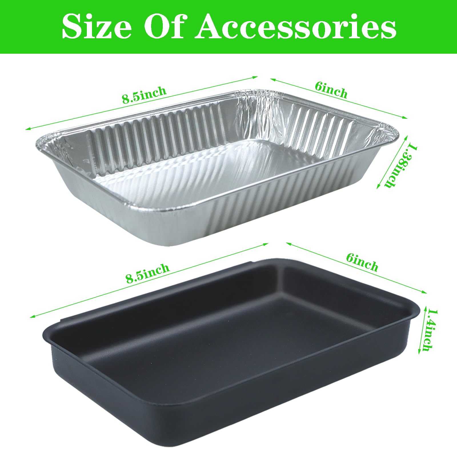 GARNETIN Bandeja de captura de grasa para parrillas Weber Spirit y Genesis II con forros | Compatible con E-210, E-220, E-310, E-315, E-320, E-325, E-330 y E-335. Incluye revestimientos de goteo desechables