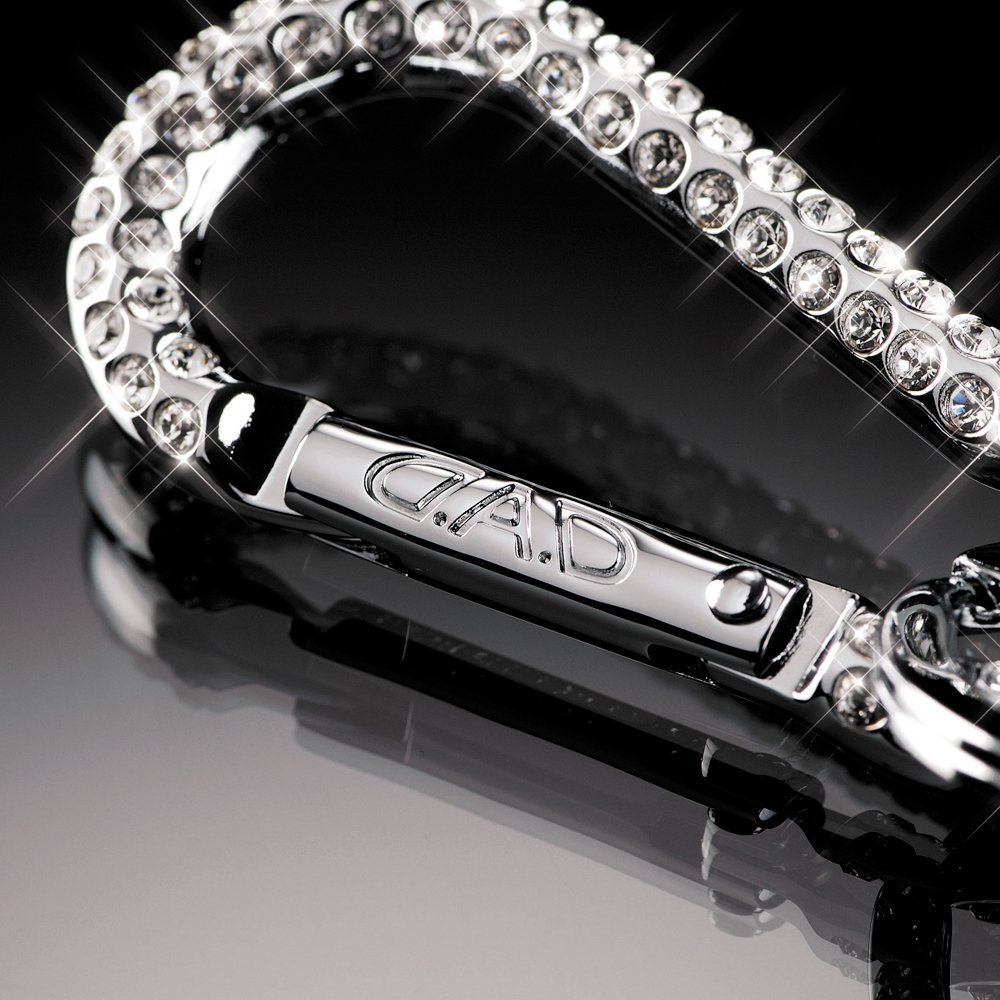 DADギャルソン/DADロゴキーリングクリスタル新品未使用廃盤品 D.A.Dクリスタルベアキーリング【シルバー・キング】DAD