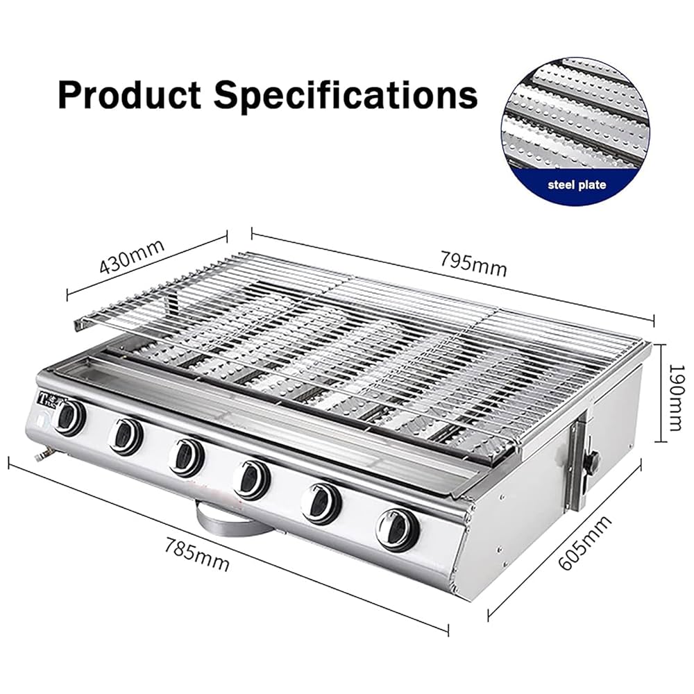 業務用鉄板焼き器　バーベキューグリル　LPG プロパンガス用 業務用鉄板焼き器 バーベキューグリル LPG プロパンガス用