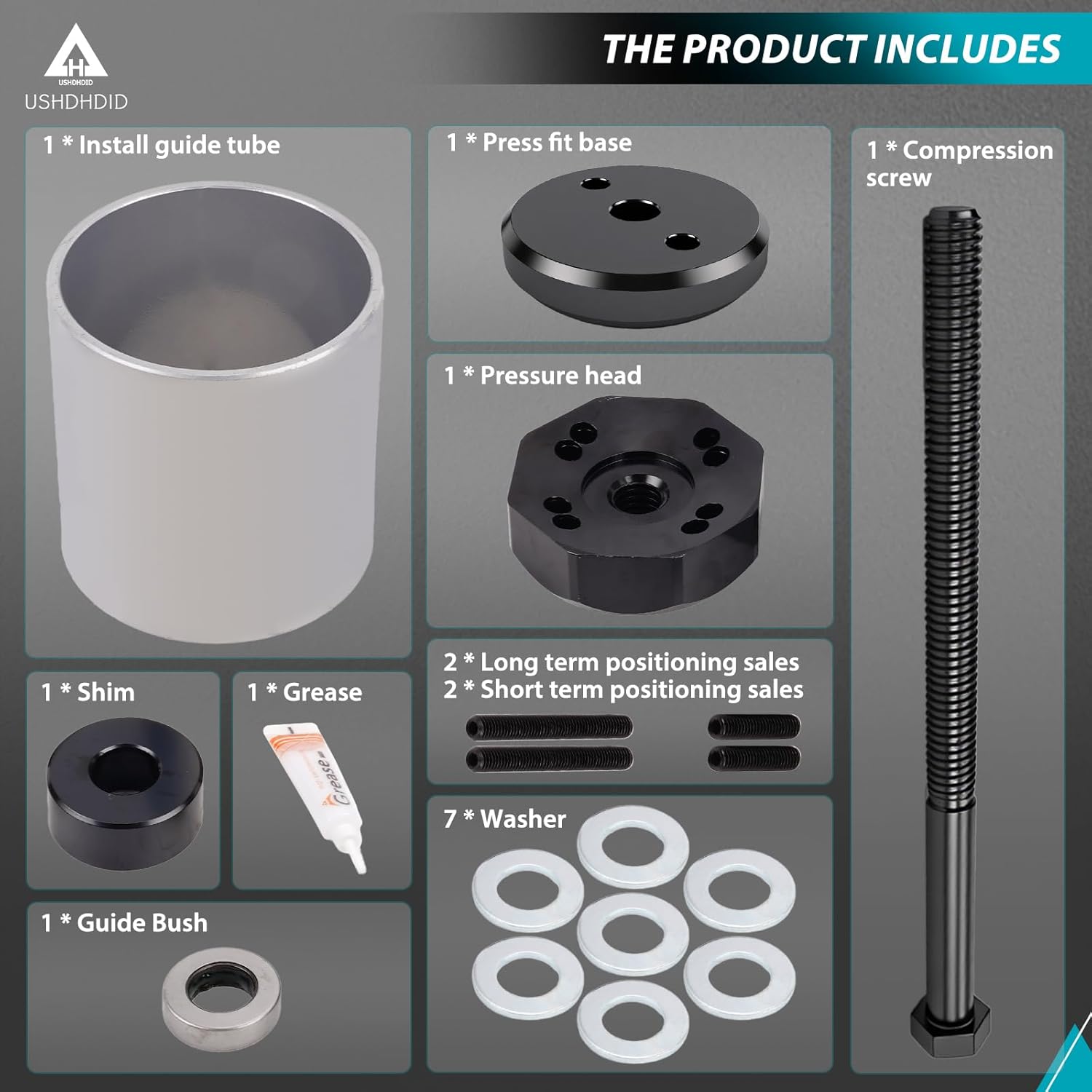 S21307 Bushing Installation Tool Compatible with Hendrickson Turner Intraax Wide Beam Bushing Complete Kit S-21307