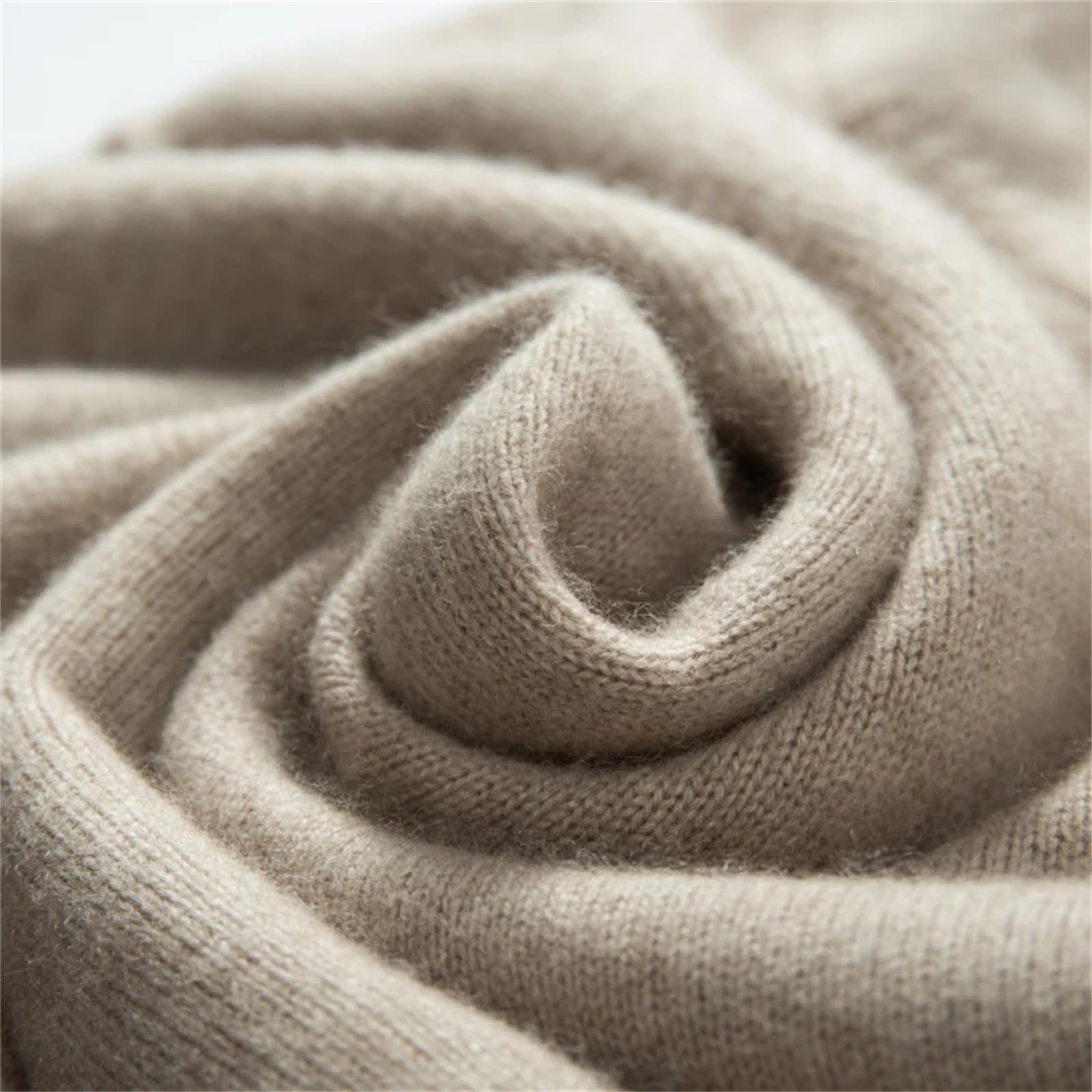 Hgvcfcv Uomo 100% Cashmere Maglione Inverno Casual Morbido Caldo Manica Lunga Mezzo Dolcevita Lavorato A Maglia Pullover Maglione