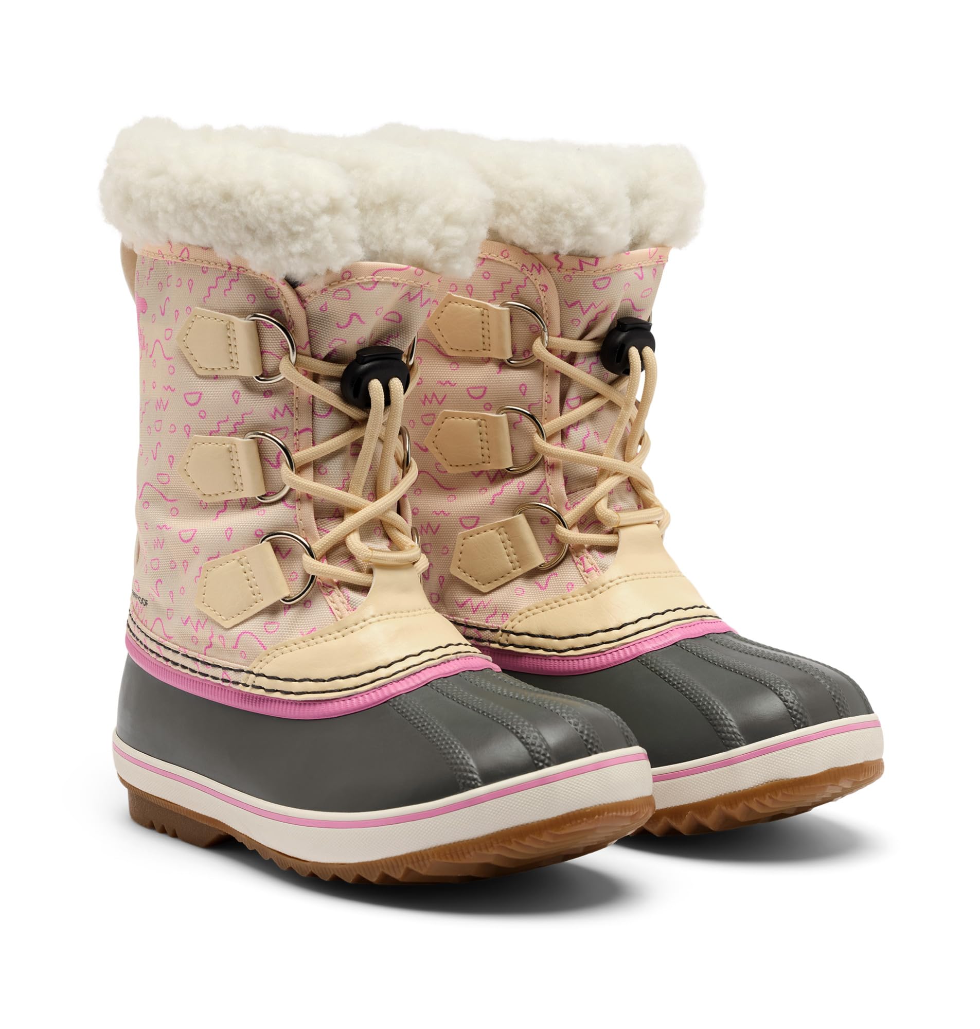 Sorel Yoot PAC Nylon Waterproof Stivali Invernali Impermeabili per Bambini e Ragazzi