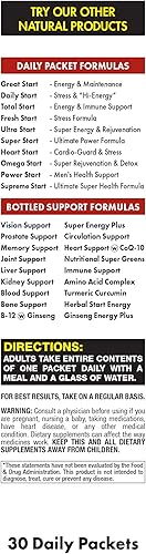 Miniatura 3 de Daily Start - Paquete completo de vitaminas diarias | 10 veces más energía y resistencia | Vitamina A, B, C, D, E, B12, minerales, ashwagandha,