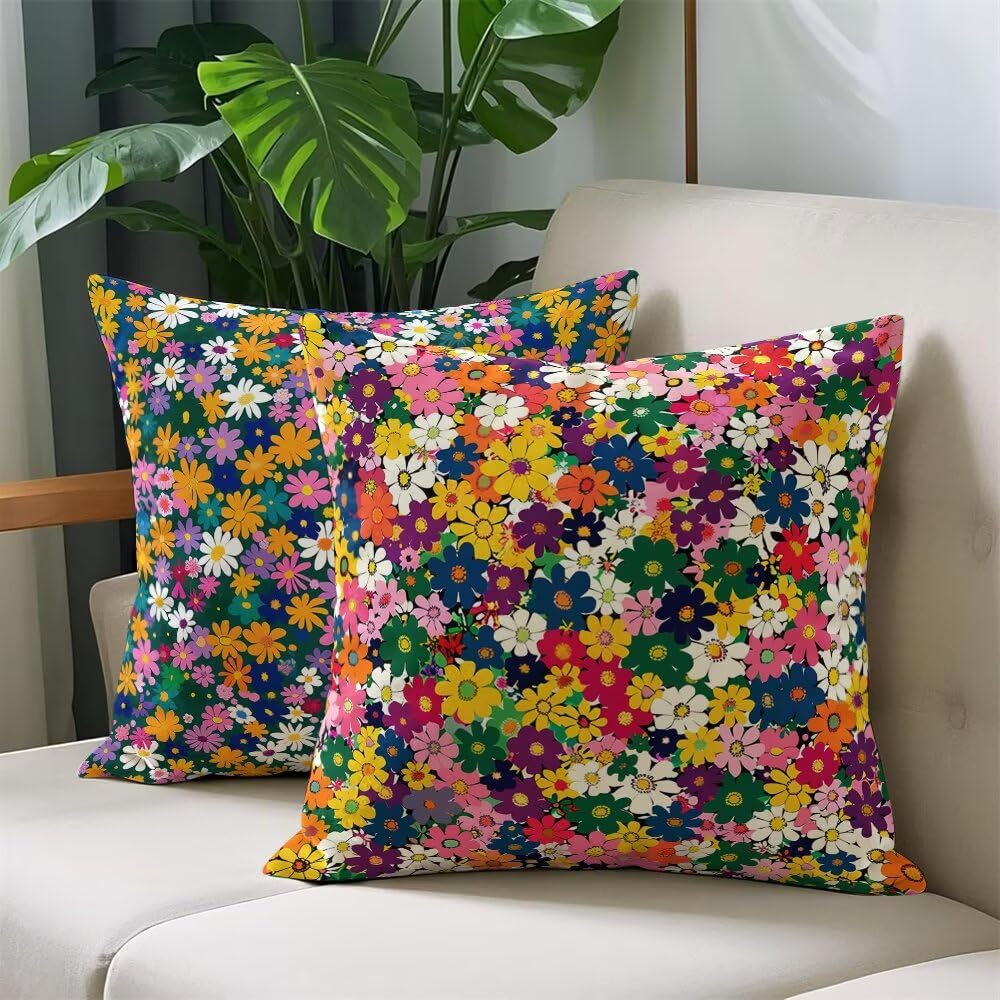 Aksamitna poszewka na poduszkę 80 x 80 cm, 2 sztuki w zestawie, dekoracyjna, na sofę, łóżko, na sofę, łóżko, miękka poduszka ozdobna, na kanapę, z ukrytym zamkiem błyskawicznym (IU3)