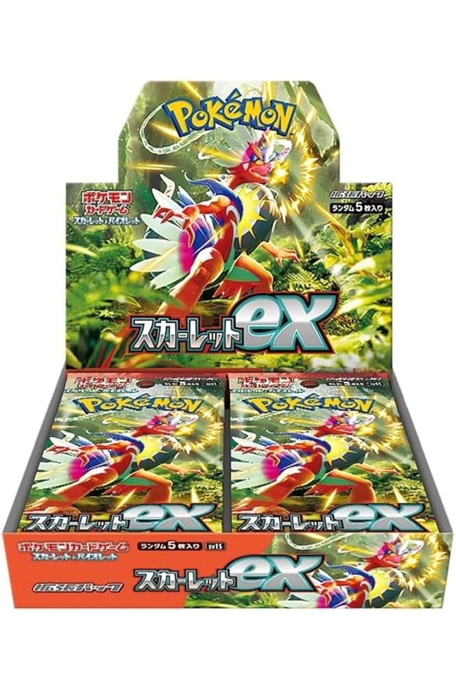 ポケモンカード　 スカーレットex 　 1 BOX 【シュリンク付き未開封品】 Amazon.co.jp: 【シュリンク付き・未開封BOX】正規品シュリンク