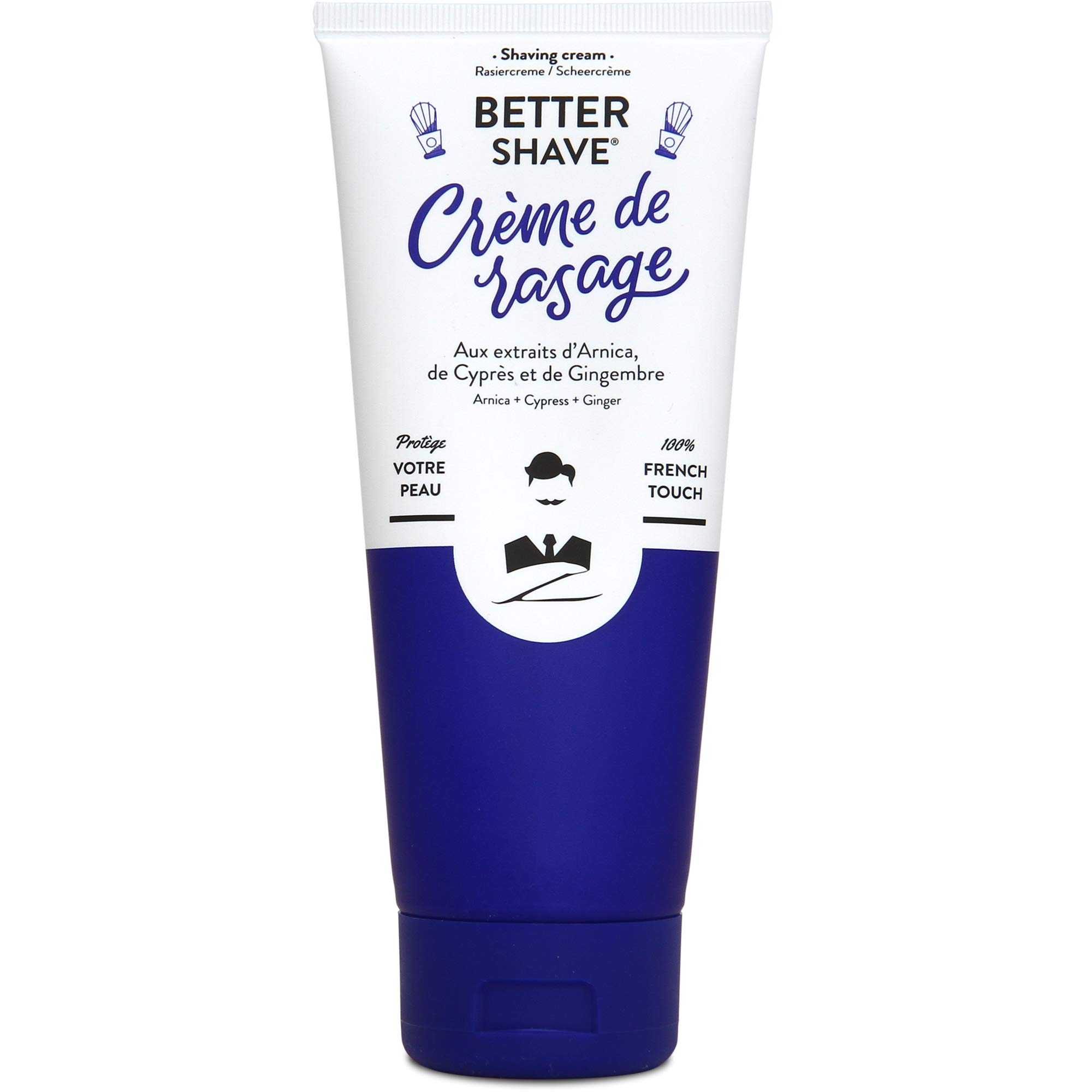 Kit de Rasage Lotion Avant-Rasage 75mL Crème de Rasage 100mL Baume Après-Rasage Anti-Age 75mL