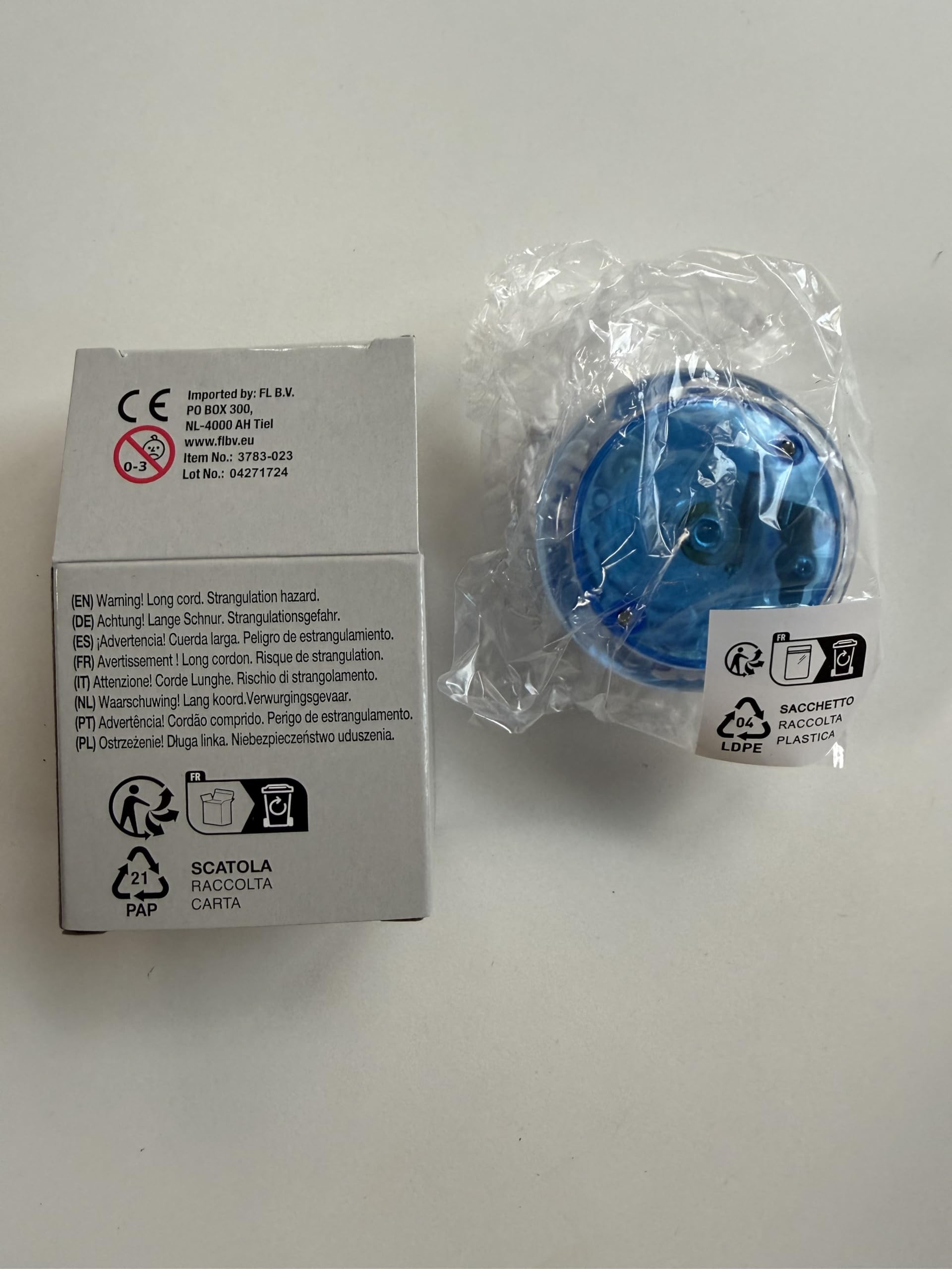 NoTrash2003 Yoyo Lumineux – JoJo Bleu Avec Piles Incluses – Jouet Adictif Pour Enfants, Filles Et Garçons, Cadeau Anniversaire