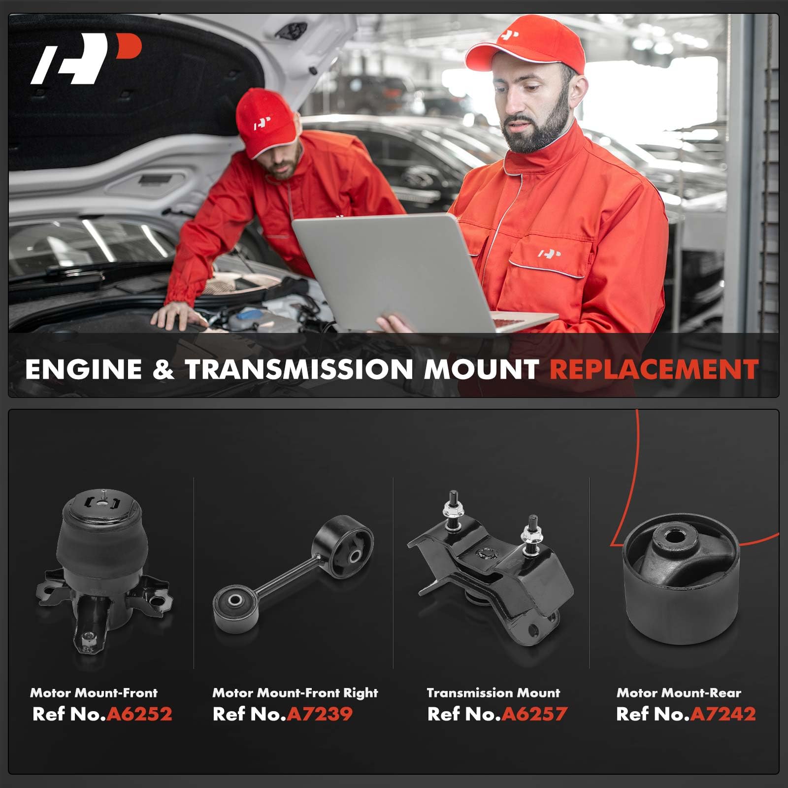 Amazon.com: A-Premium 4PCS Engine Motor Mount and