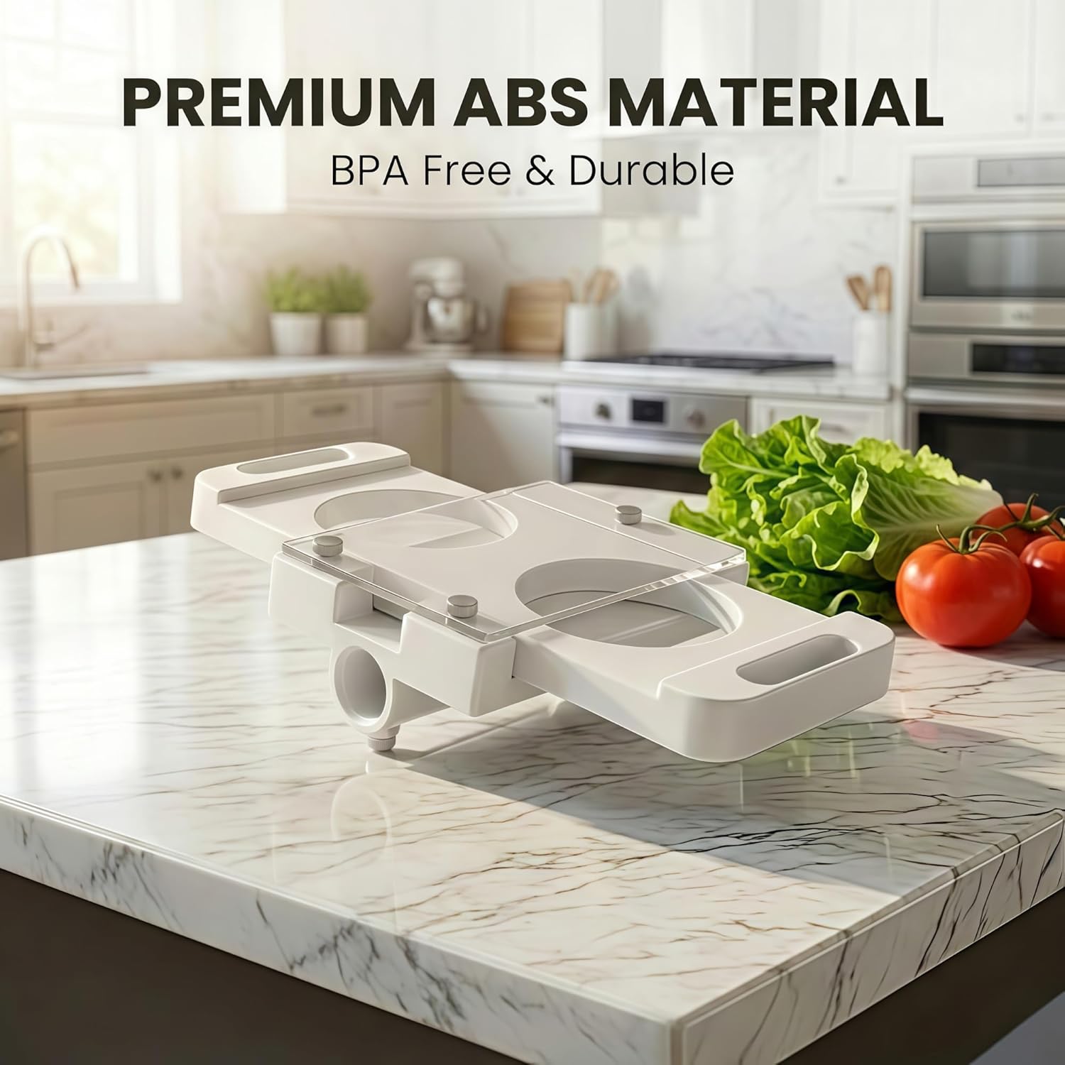 Hamburger Press Patty Maker Burger Patty Maker with Two Holes Premium Plastic Material Smooth Non Stick Holding 150g Meat Stuffer for Meat Mincers Sausage Fillers Grinders