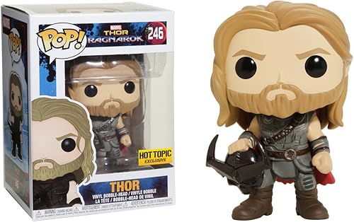 Funko Marvel Thor Ragnarok Thor #246 (sosteniendo la placa frontal esquelética de Surtur)