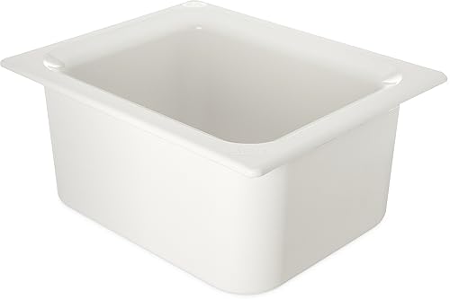 Carlisle - Recipientes para alimentos refrigerados con aislante Coldmaster (Tamaños surtidos), Blanco, 1