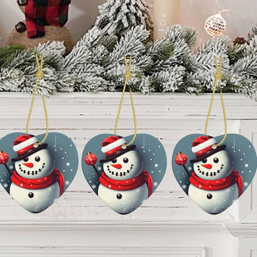 Ceramica Navideña Pinterest Sportyzen Adorno De Navidad 2024 – Adorno De  Cerámica De Pareja De Muñeco De Nieve Y Colibrí, Recuerdo Colgante Festivo  Para árbol De Navidad, Para Amantes De Los Muñecos, image size:894x894