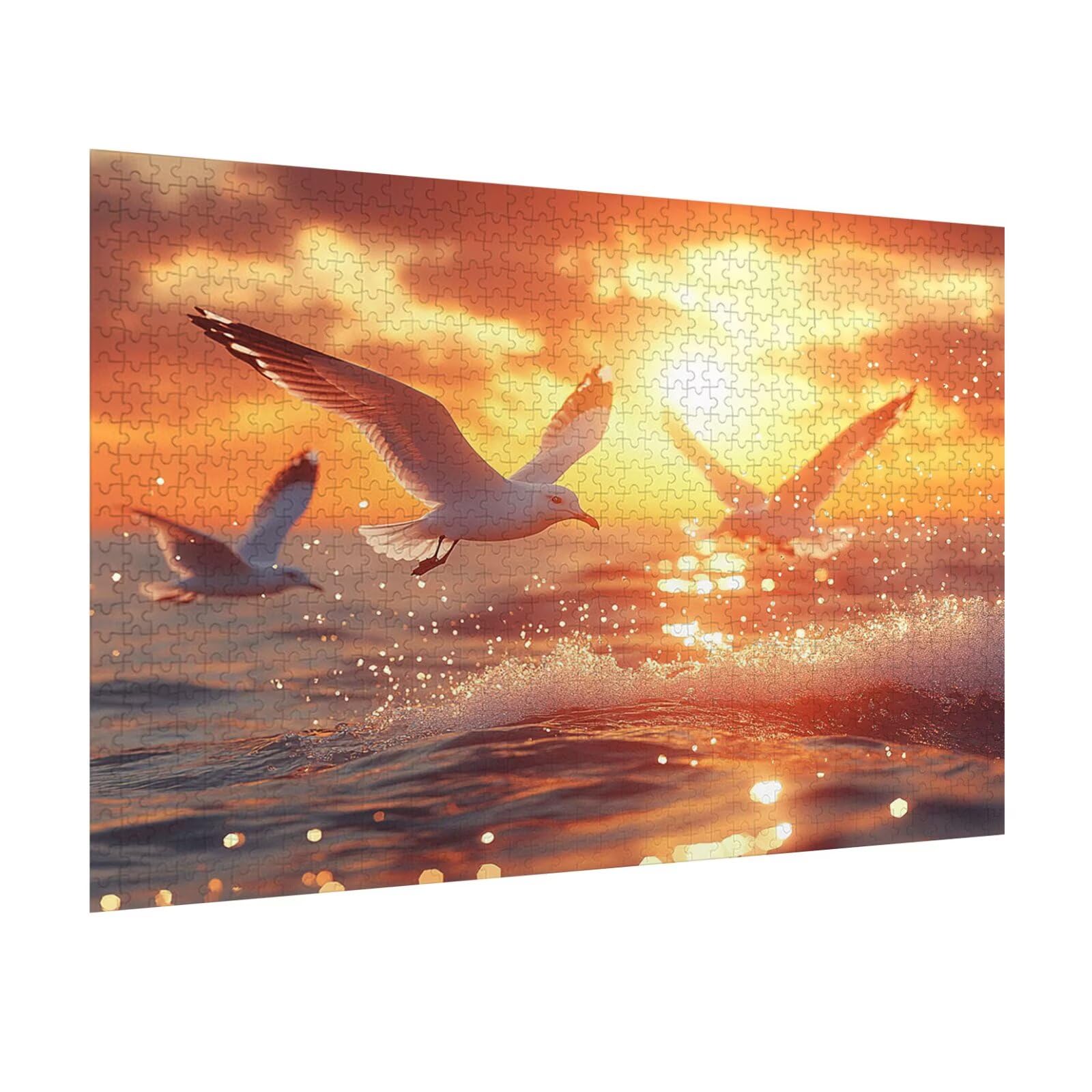1500 sztuk puzzli dla dorosłych ptaków, wymagające gry logiczne, n-606 | Puzzle dla dorosłych marzycielskie, litery z tyłu wskazówki, ciasne puzzle, dopasowanie, rodzinna aktywność w pomieszczeniach