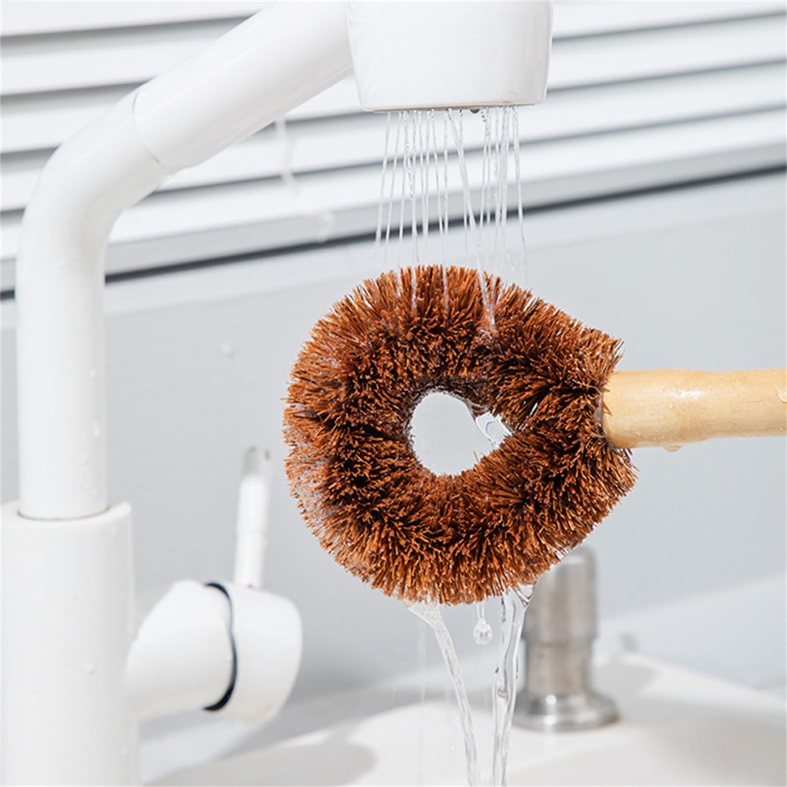 Brosse à Pot de Cuisine Brosse à Pot Long Manche for Le Nettoyage de la Cuisine Domicile pour évier de Cuisine et Comptoirs