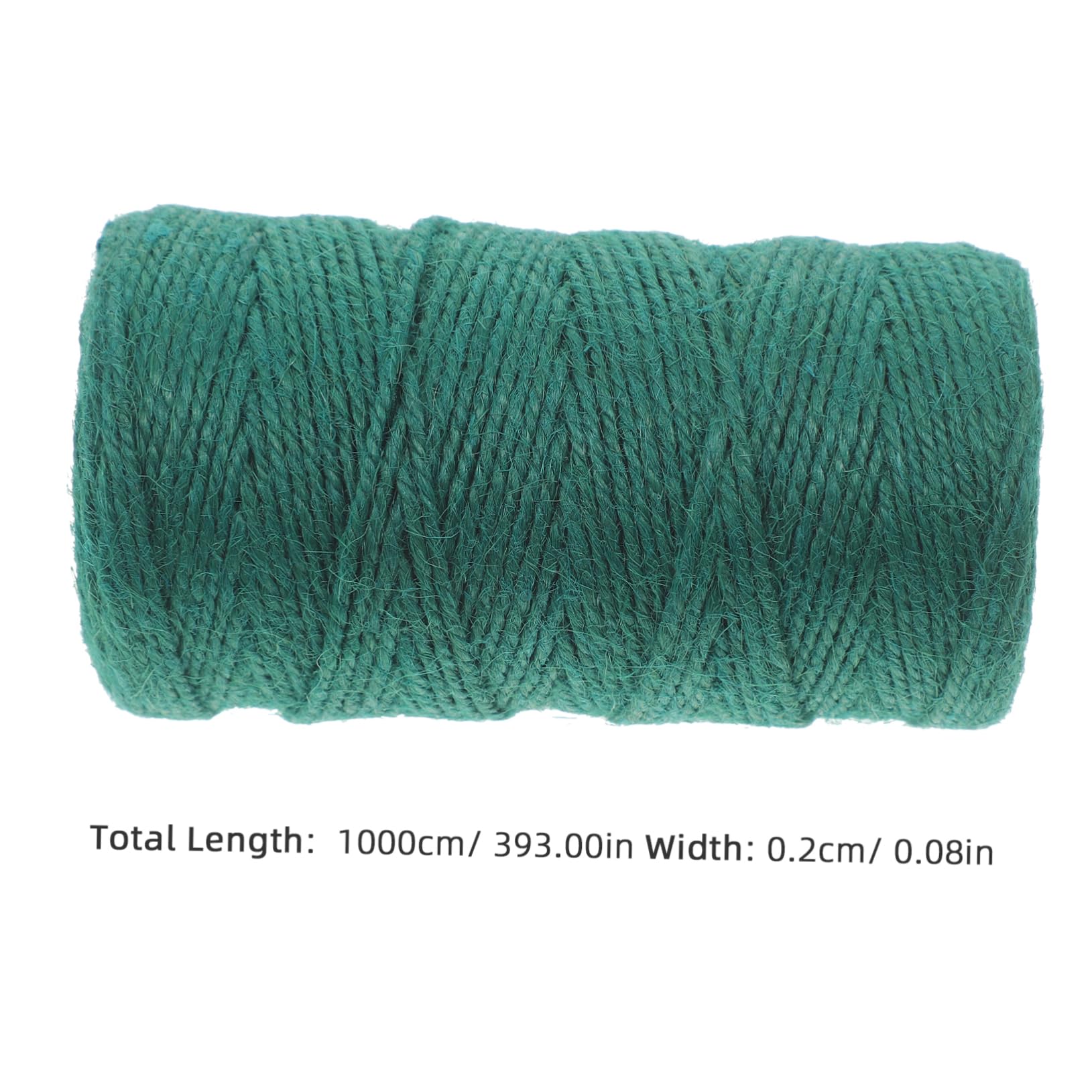 NUOBESTY Lot De 5 Rouleaux De Ficelle De Jute Naturelle Pour Travaux Manuels 100% Sûre À Utiliser