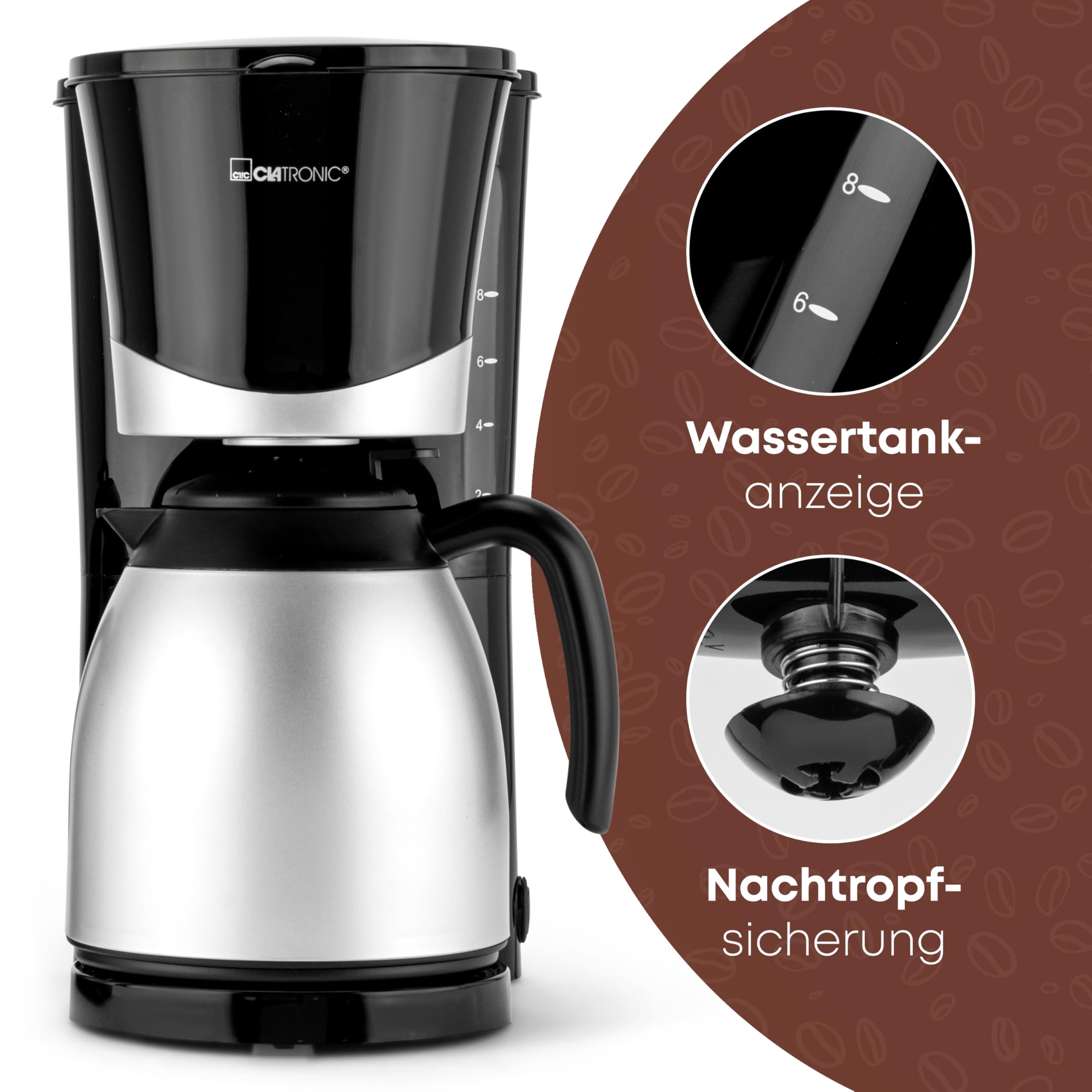 Clatronic® Kaffeemaschine mit Thermoskanne – Bild 6