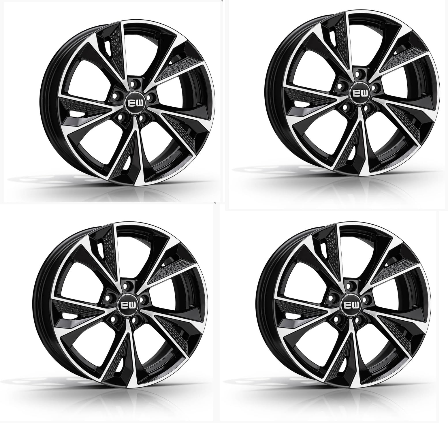 4 Cerchi in lega compatibili per Audi A3 8p 8v 8y sportback 17 pollici rs7