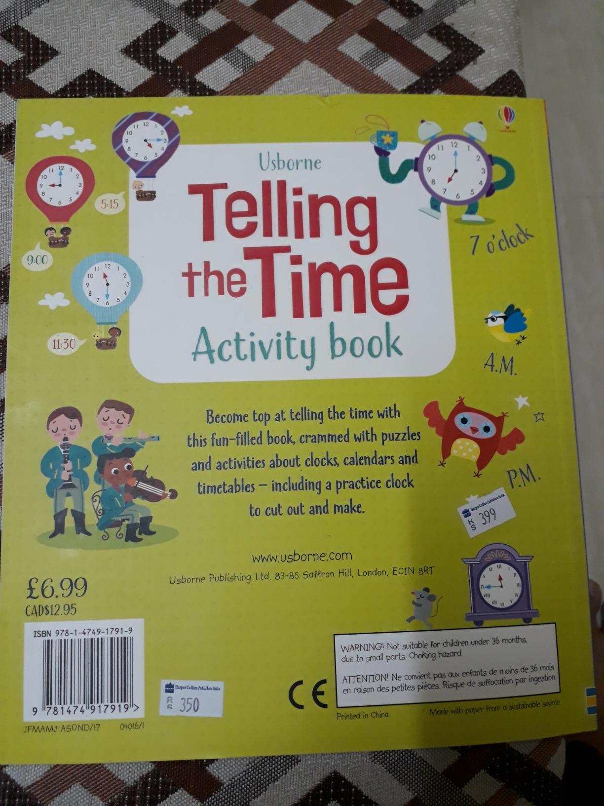 Telling the Time : Activity Book : Bryan, Lara: Amazon.in: Books