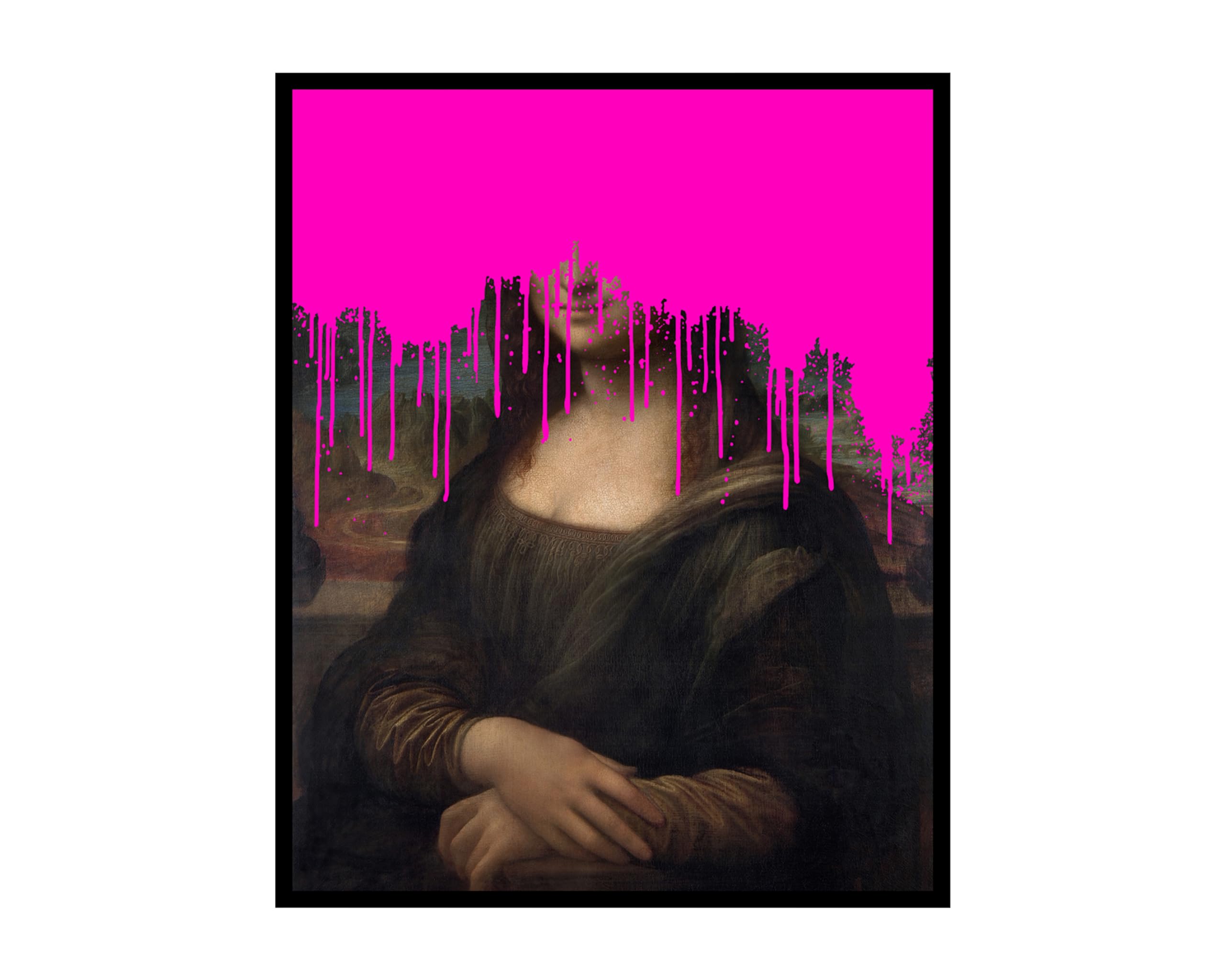 Poster Master Mona Lisa Poster - Graffiti Print - Altered Art - Trendy Art - Urban Art - Modern Art - Gift for Men & Women - Wall Decor for Office, Living Room or Bedroom - 8x10 UNFRAMED Wall Art