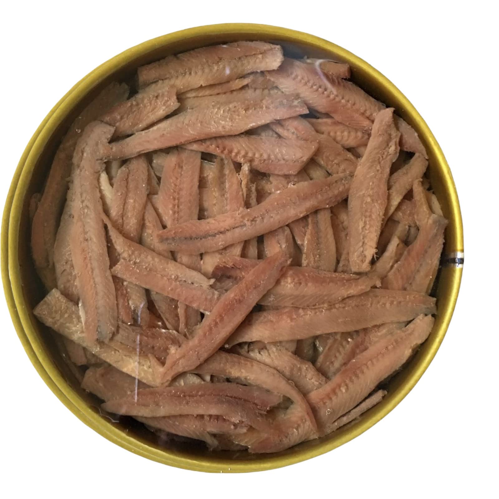 Filetti non interi di acciughe del Cantabriche 520g con 8 mesi di maturazione in botte di salatura.
