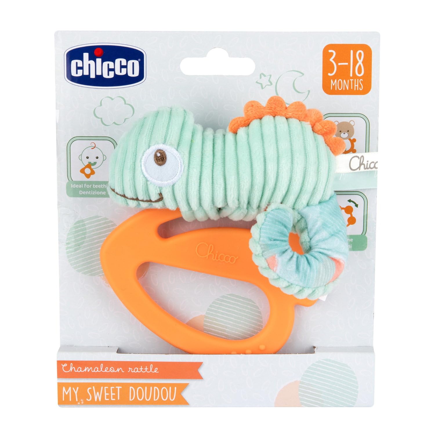 Chicco Musical Ball Para Gateo, Pelota Sensorial Para Bebés Con Efectos Sonoros, Melodías Y Animales Para Aprender Números, Estimula El Gateo Y La Motricidad, Juguetes Para Bebés De 3 Meses A 3