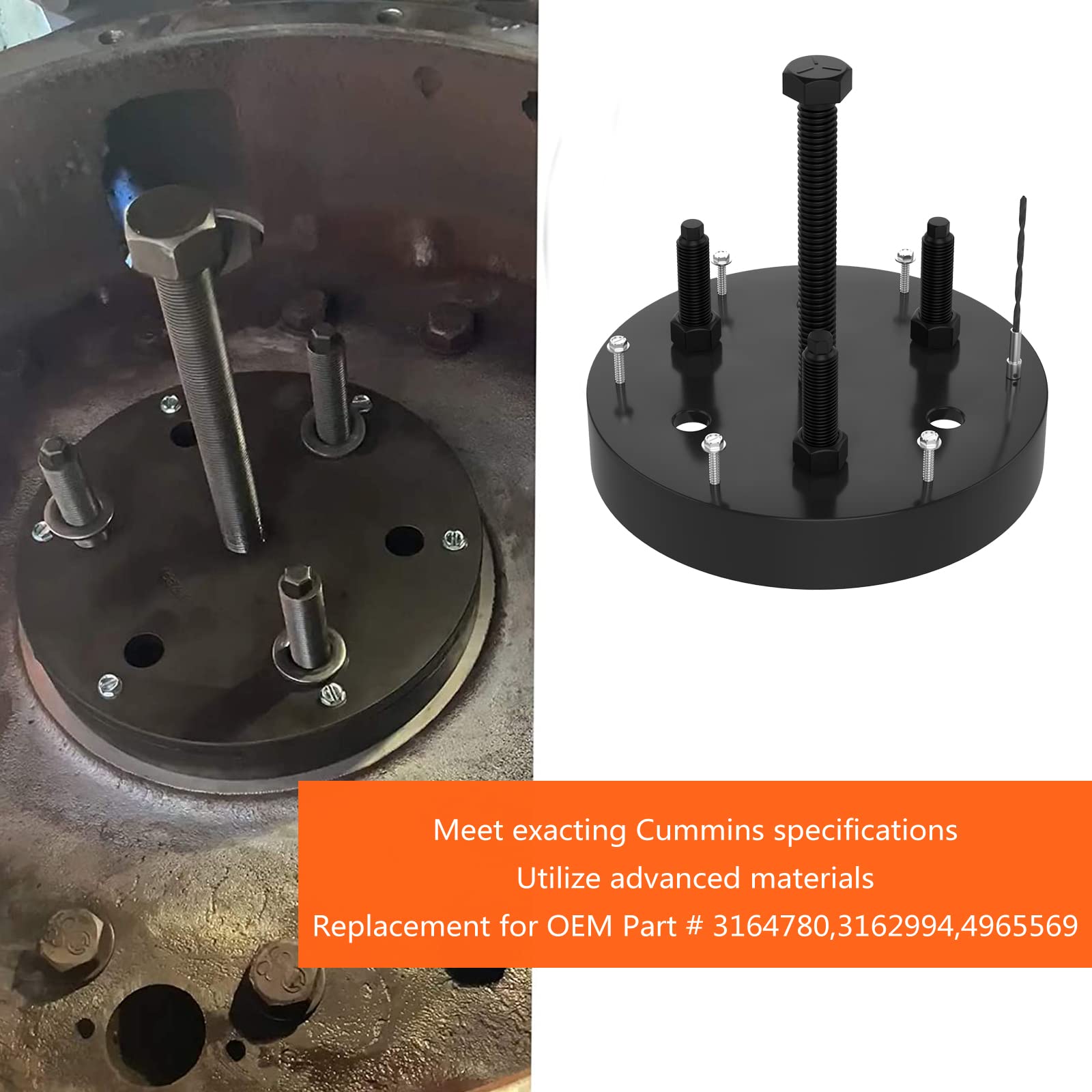 3164780 Crankshaft Rear Seal & Wear Sleeve Tool For Cummins ISX QSX ISX15 ISX12