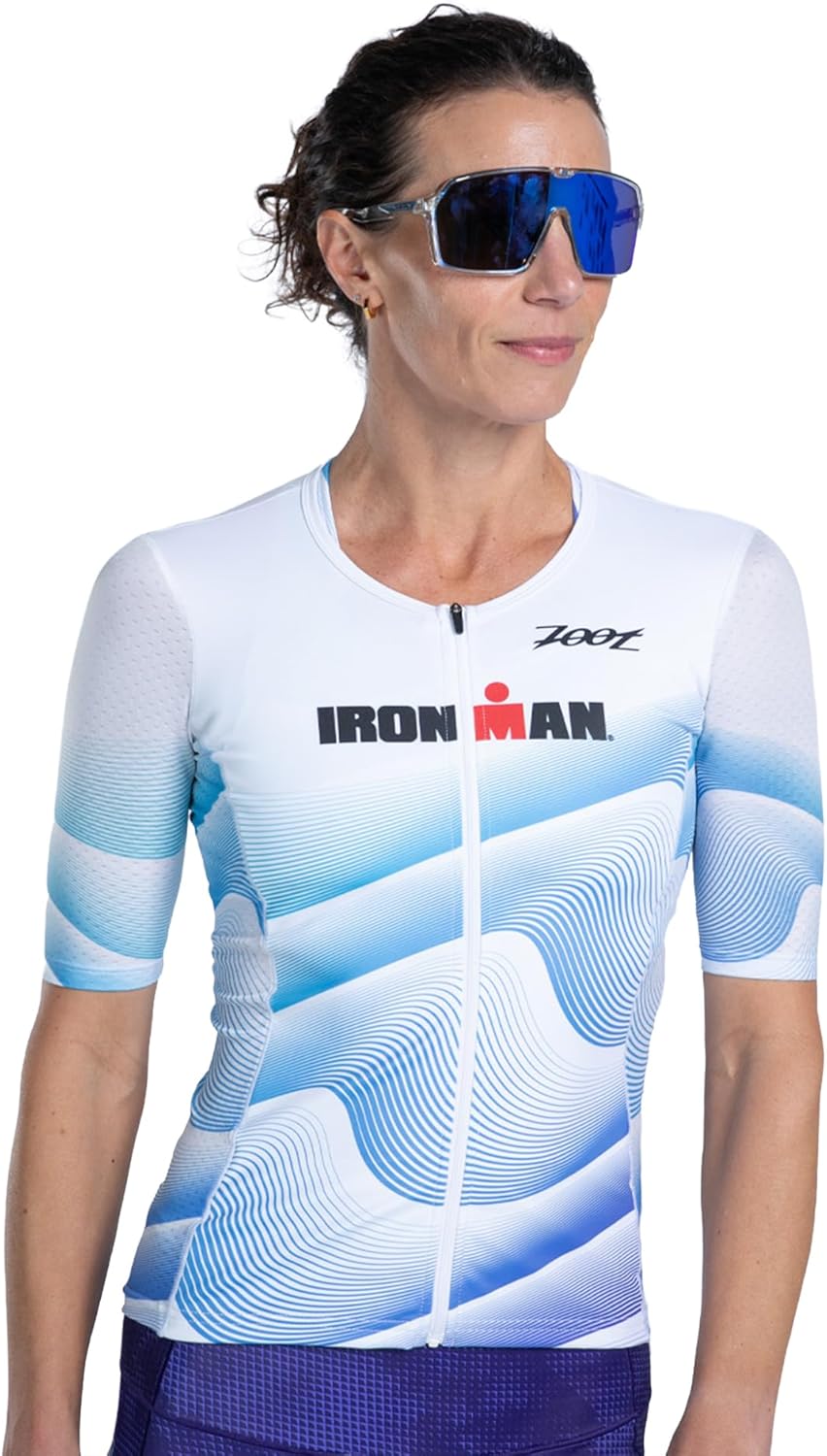 Zoot Women’s LTD Tri Aero Jersey, Short Sleeve Triathlon Race Jersey with UPF Sun Protection & Pockets