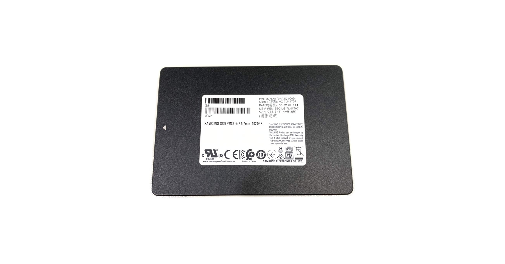 SAMSUNG SATA SSD PM871b 1TB 1024G 2.5インチ Amazon.com: Samsung 870 EVO SATA III SSD 1TB 2.5” Internal