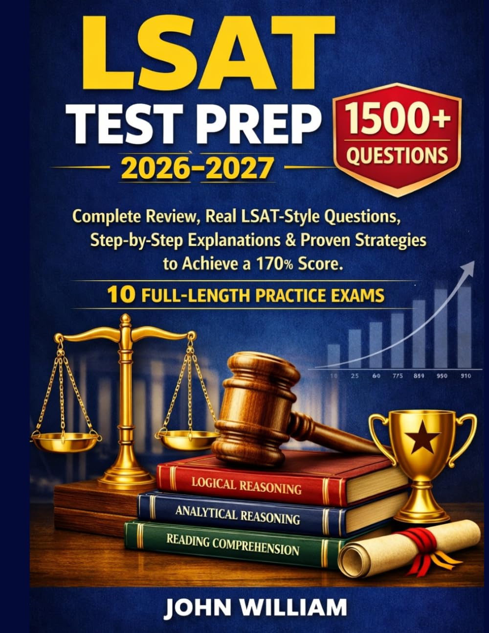 LSAT TEST PREP 2026-2027: Complete Review, Real LSAT-Style Questions, Step-by-Step Explanations & Proven Strategies to Achieve a 170+ Score.