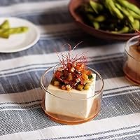 Vista 9 de Borosil VCSK105 Vision Classic - Juego de 6 cuencos pequeños de vidrio ligero y duradero, inodoro, apto para lavavajillas, cuencos de vidrio de 3.5