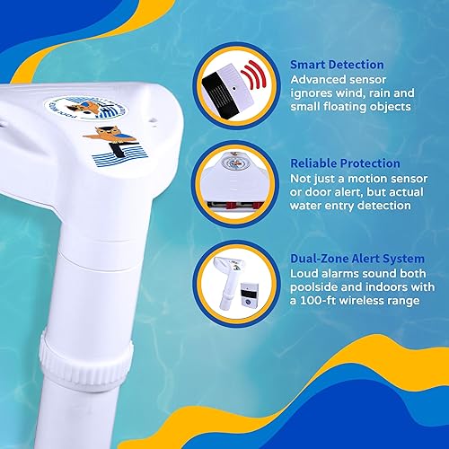 Miniatura 5 de Blue Wave NA4212 Poolwatch - Sistema de alarma para piscina, color blanco
