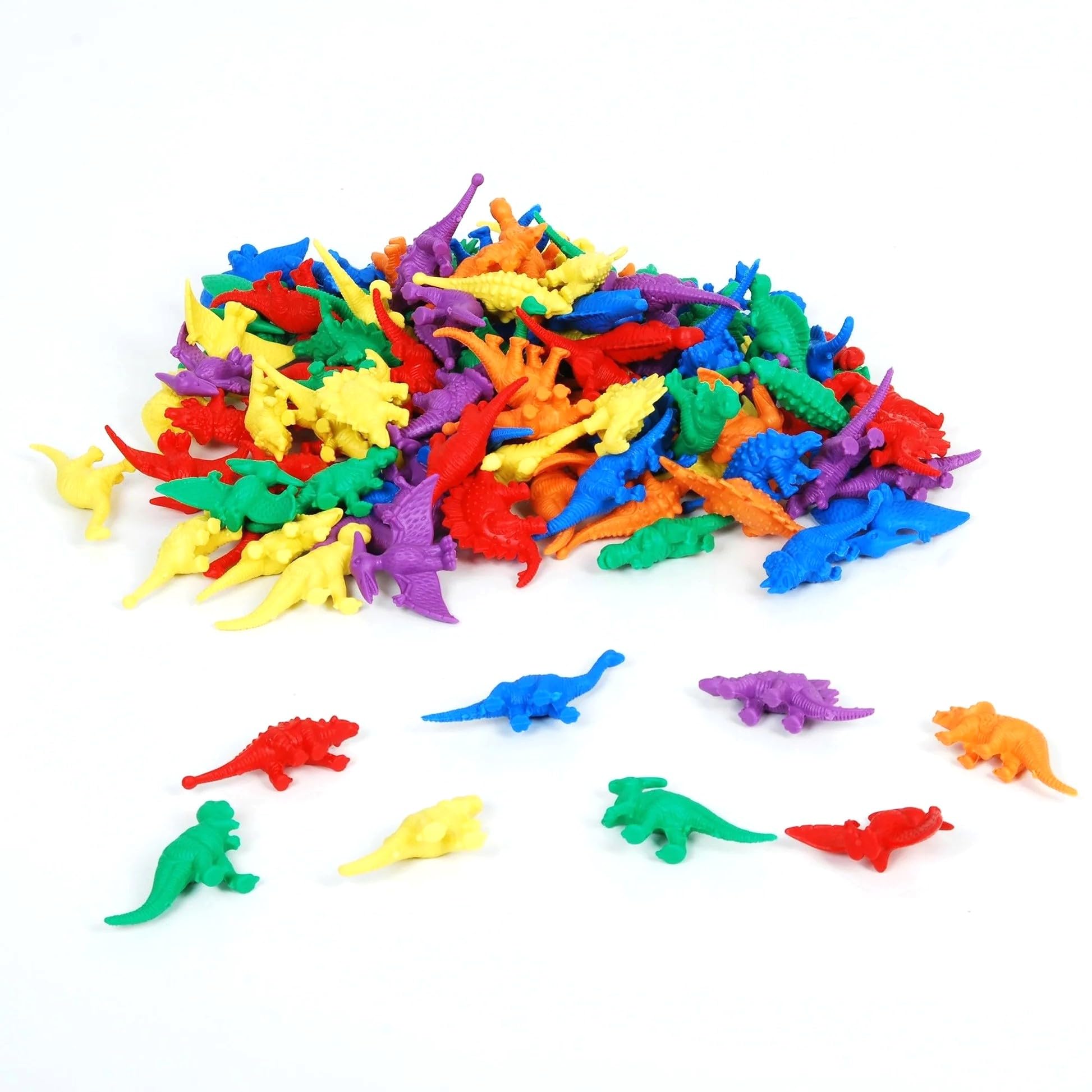 a2bsales Sorting Counters Starter Packs - Early Learning & Motor Skills Maths Toy - SEN Montessori (Dinosaur - 24 Pk)