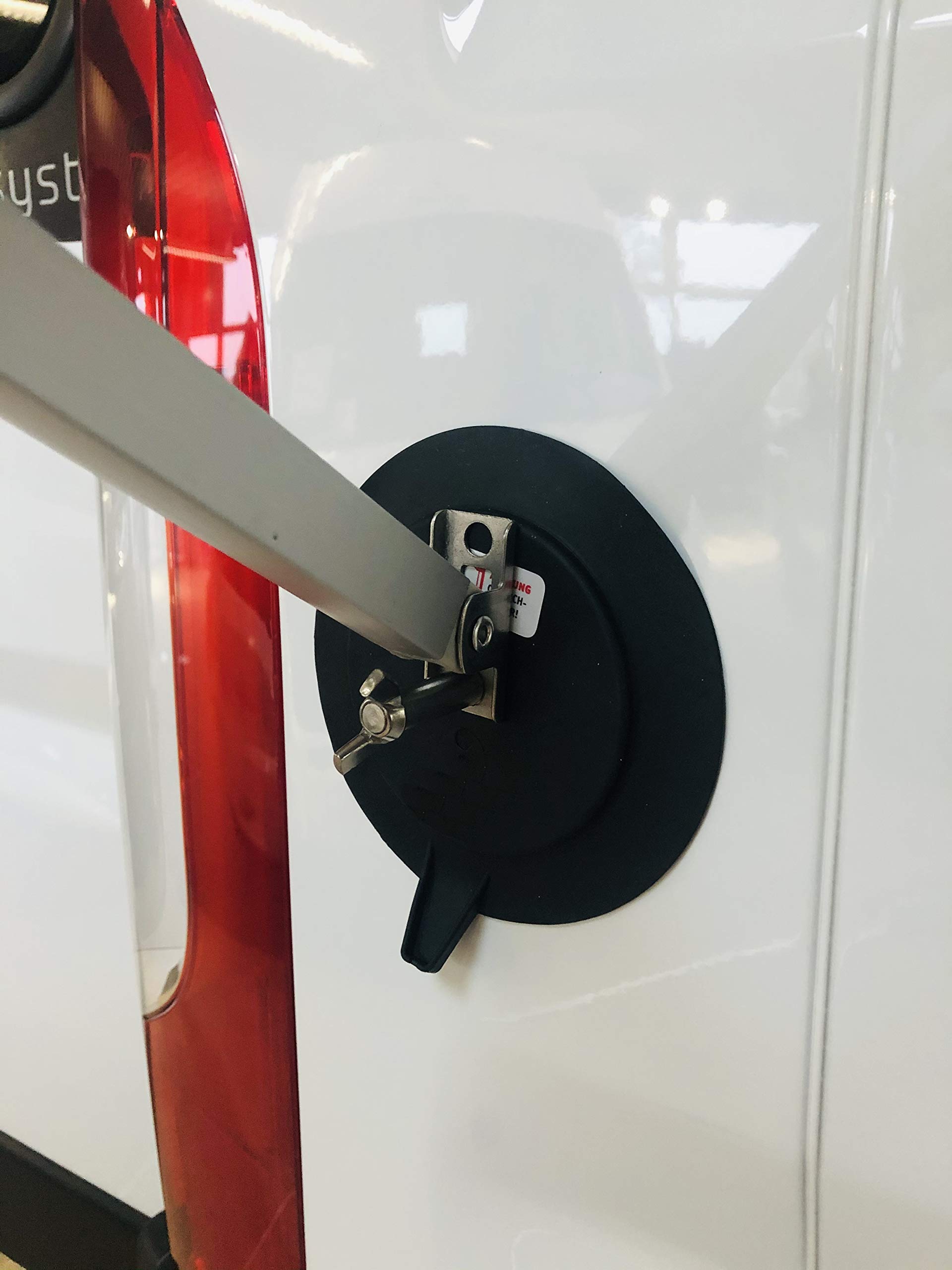 STYYL Markisen Halterung mit Magnet um die Stützfüße an Kastenwagen, Van, Bus, Camper zu befestigen, passend für Thule Fiamma Dometic UVM Wandhalter Markisenhalter magnetisch