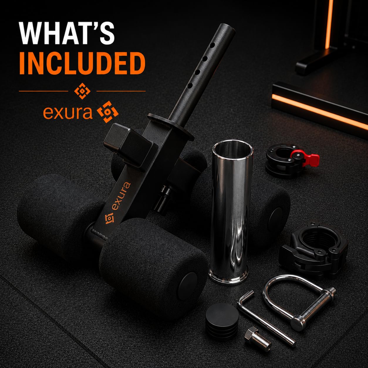 Tib Bar Adjustable Exura Fit Both 2 and 1 Inch Plates, Premium Quality Tibialis Trainer, Calf Raise, Tibialis Bar, Ben Atg Equipment, Atg Tib, Tibialis Raise, Calf Trainer