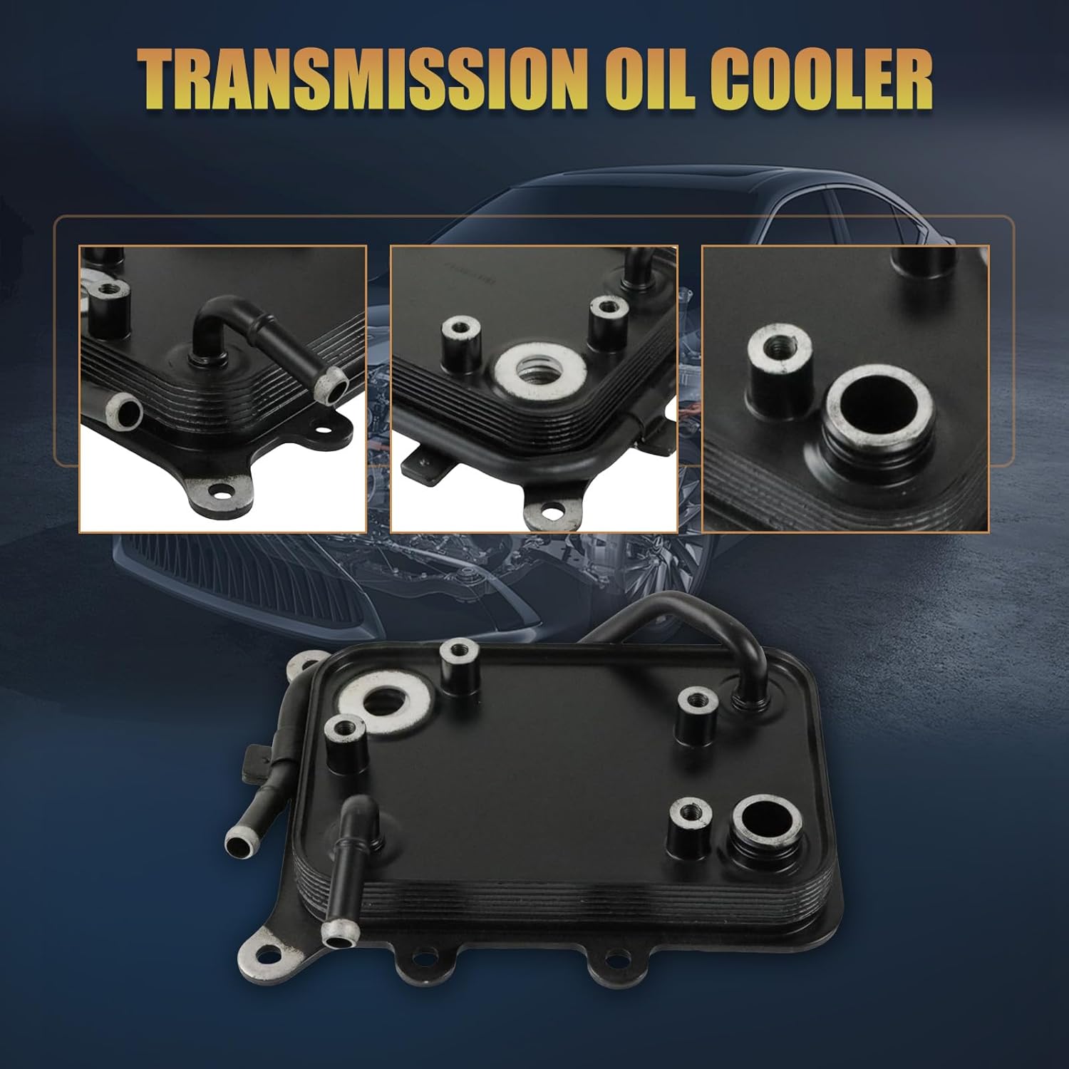 25620-2W500 Transmission Oil Cooler Assembly Fits for H-yu-nd-ai Santa Fe Sonata 2.4L 2014-2015 Kia Sorento 2.4/3.3L Replace OE 256202W500